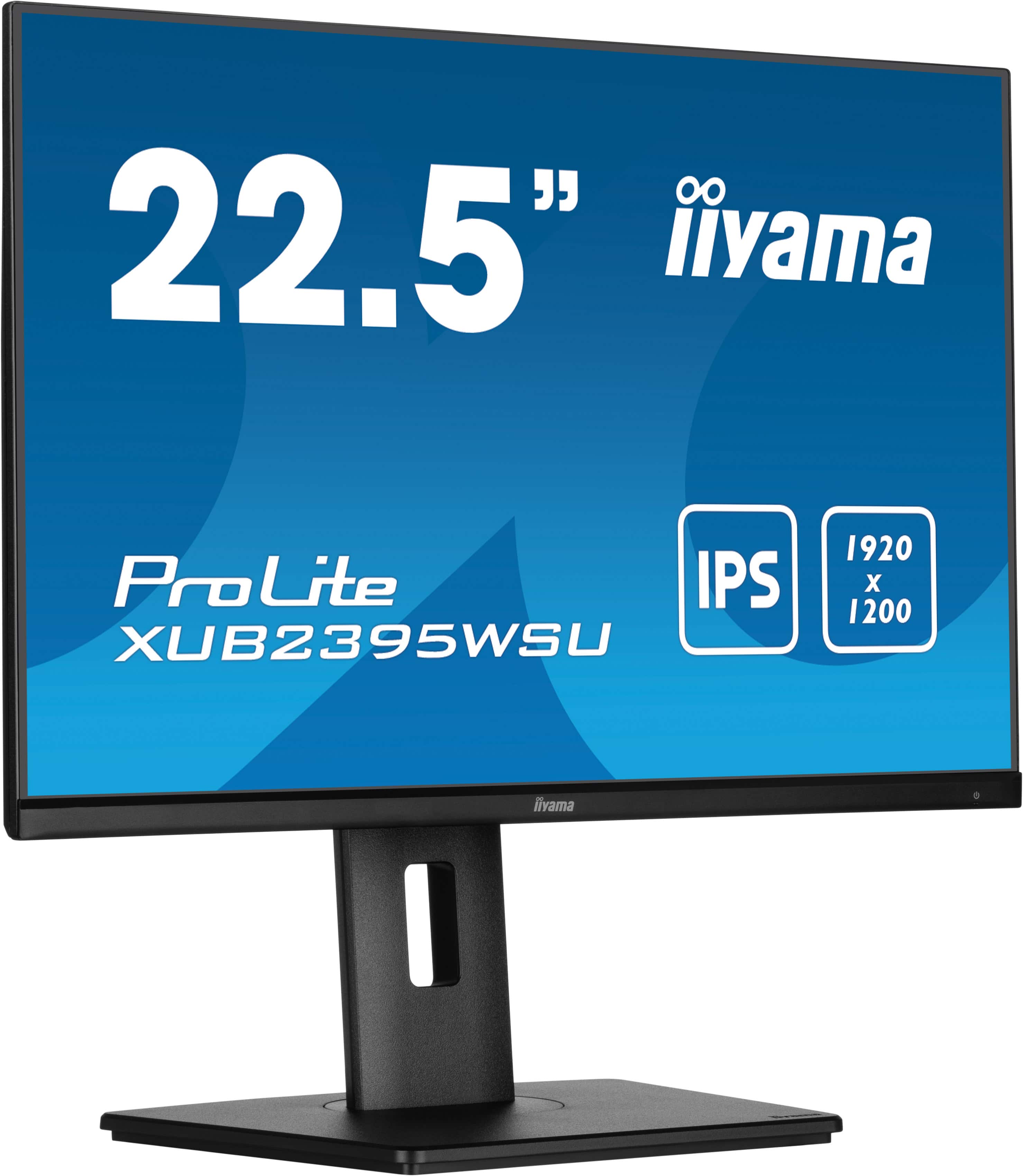 Iiyama ProLite XUB2395WSU-B5 | 22,5" Monitor mit IPS-Panel-Technologie, einer Auflösung von 1920 x 1200 und einem höhenverstellbaren Standfuß