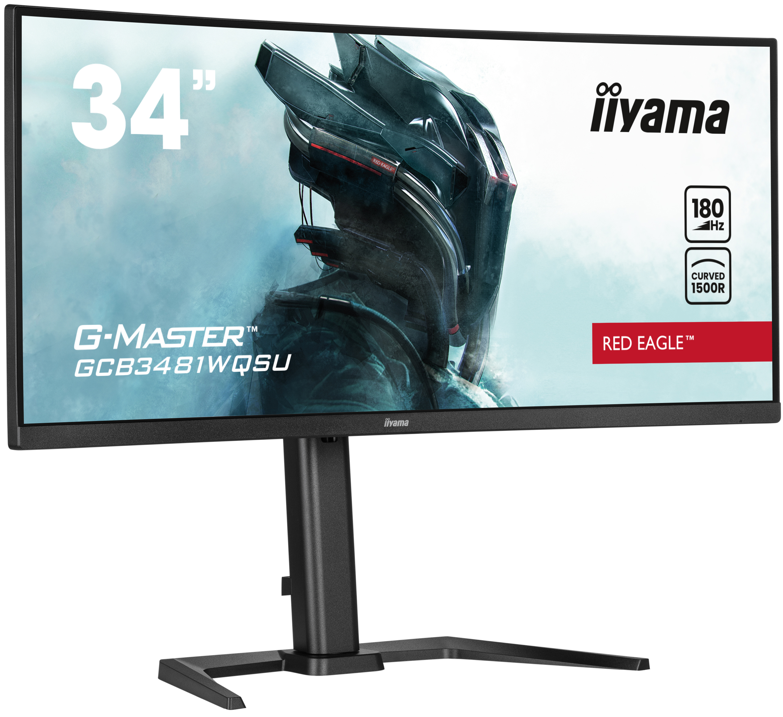 Iiyama G-MASTER GCB3481WQSU-B1 RED EAGLE | 34" Iiyama G-MASTER GCB3481WQSU-B1 RED EAGLE | 34"