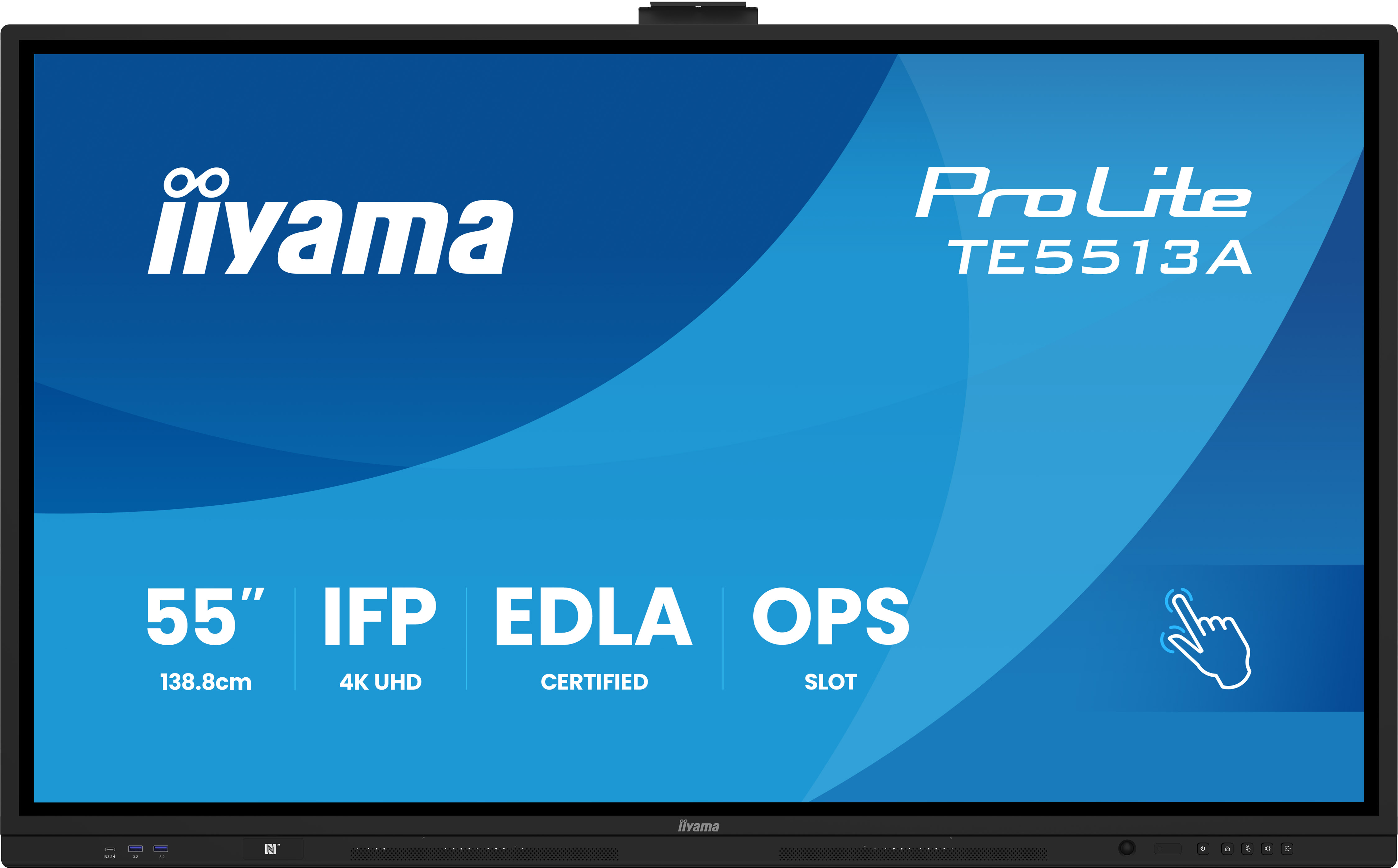 Iiyama ProLite TE5513A-B3AG | 55" | 4K UHD | Whiteboard Display