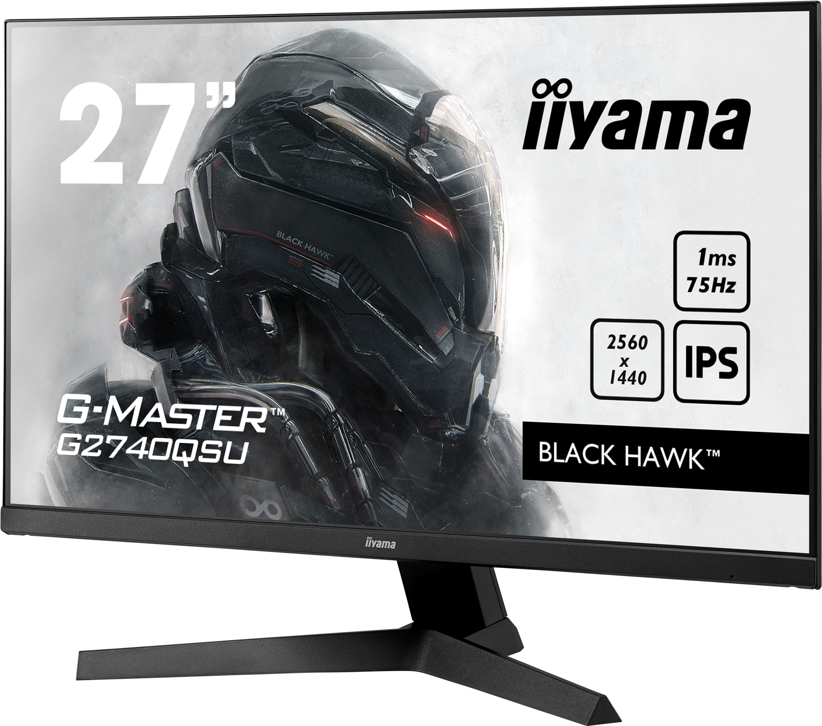 Iiyama G-MASTER G2740QSU-B1 BLACK HAWK  | 27" | 2560 x 1440 | @75Hz | Gaming-Monitor
