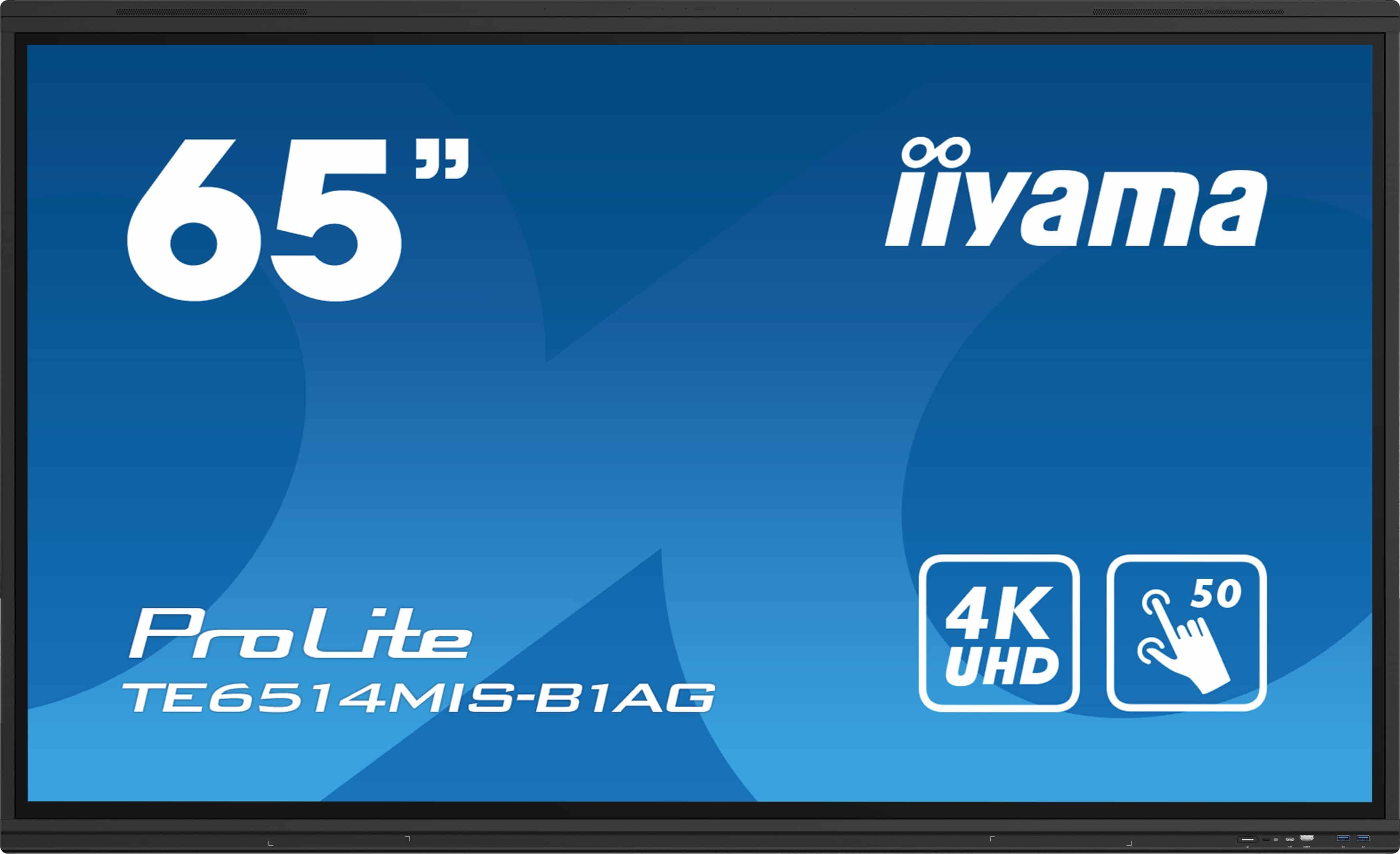 Iiyama ProLite TE6514MIS-B1AG | 65" interaktives Großformat-Touch-Display mit 4K | hybriden Android