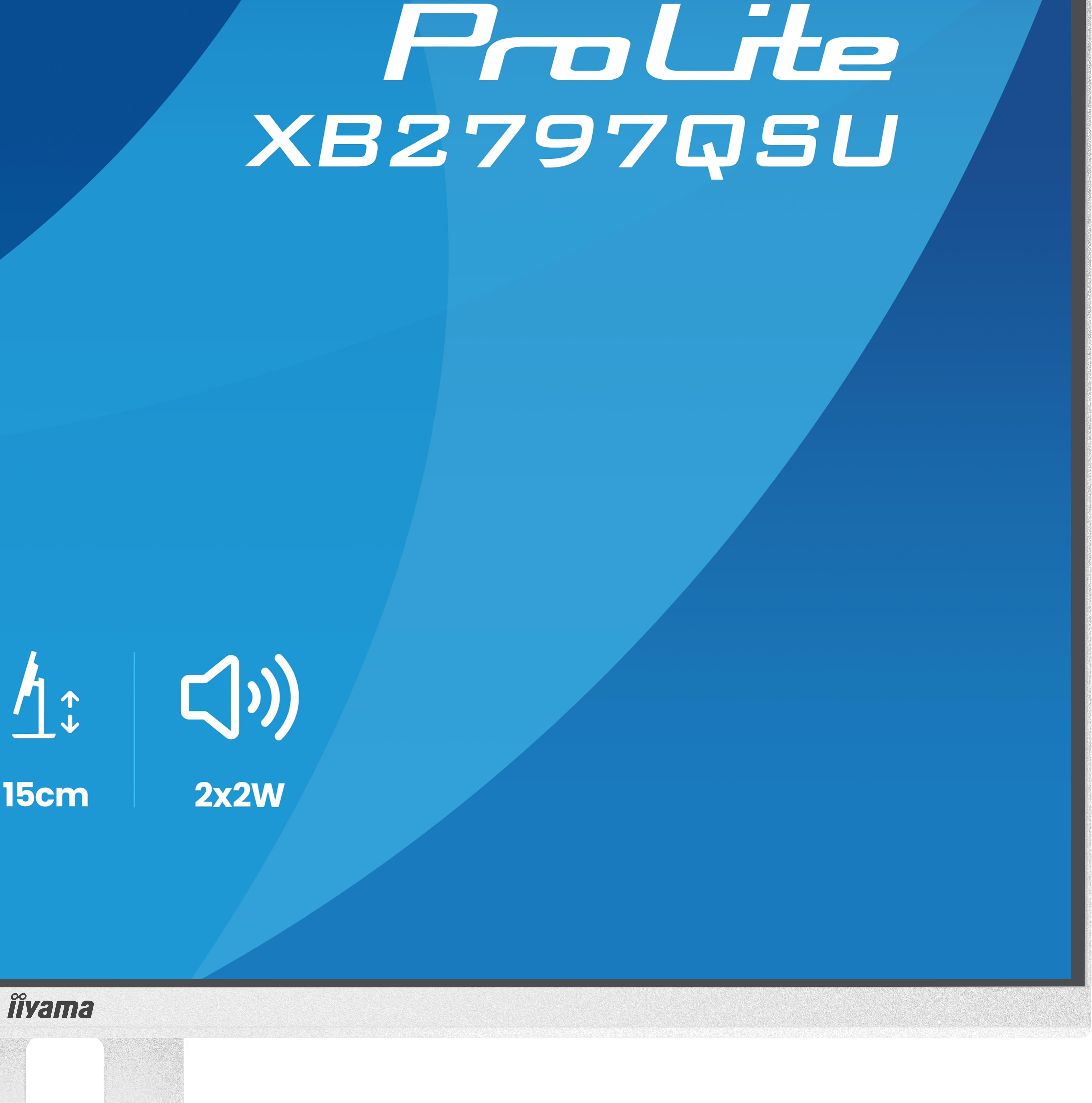 Iiyama ProLite XB2797QSU-W1 | 27" QHD IPS Monitor ergonomisch & USB-Hub