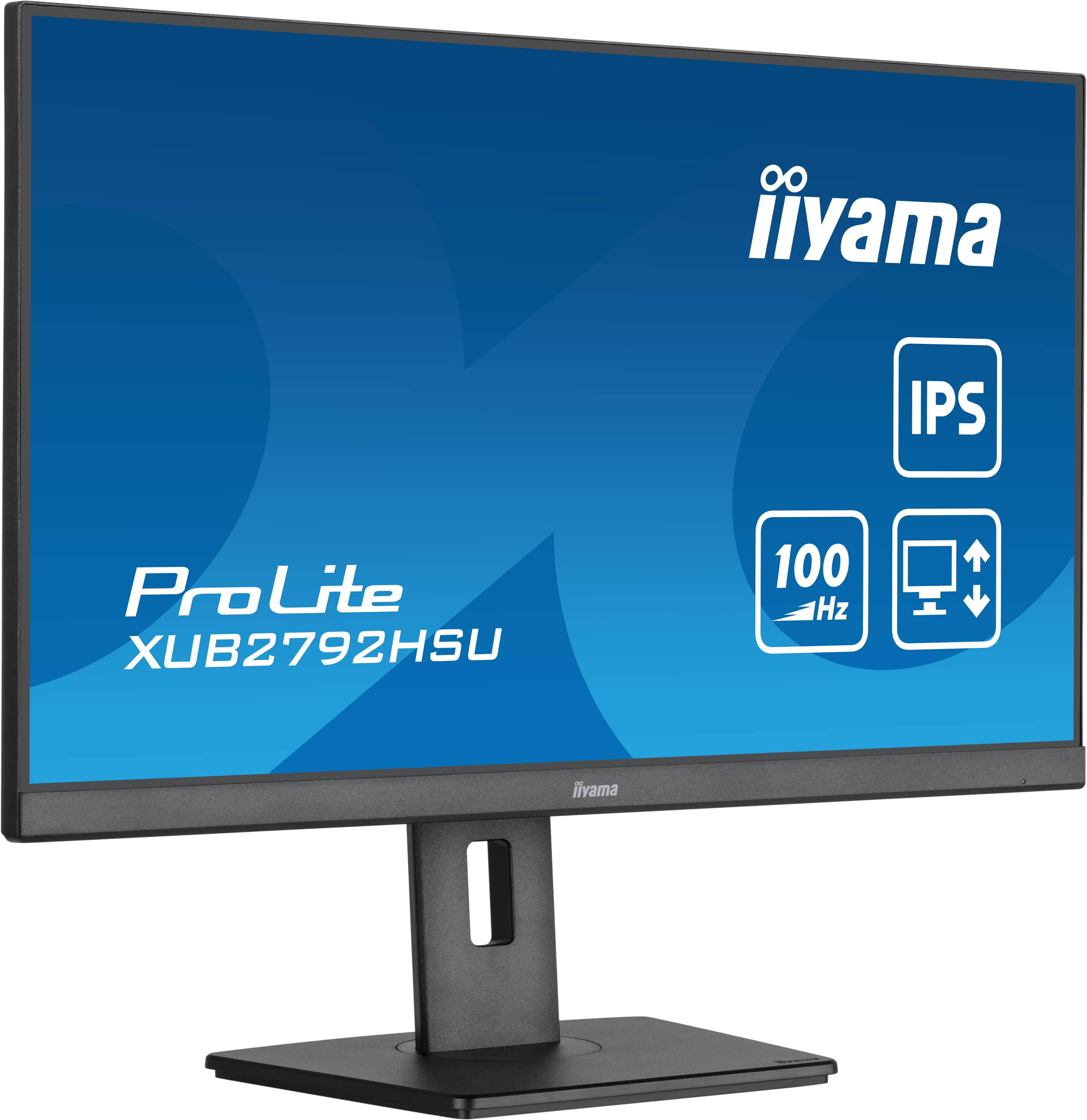 Iiyama ProLite XUB2792HSU-B6 | 27" Monitor mit IPS-Panel-Technologie, 100Hz Bildwiederholrate und einem 150 mm höhenverstellbaren Standfuß