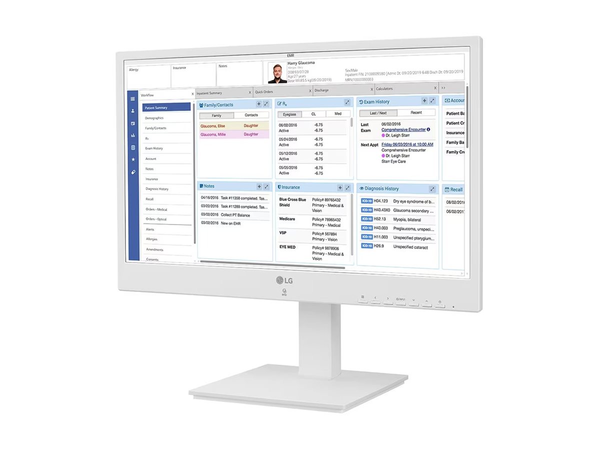 LG All-in-One Thin Client 24CR670N-6P | 24" | Intel Celeron N5105 | 8 GB RAM | 256 GB SSD | Webcam