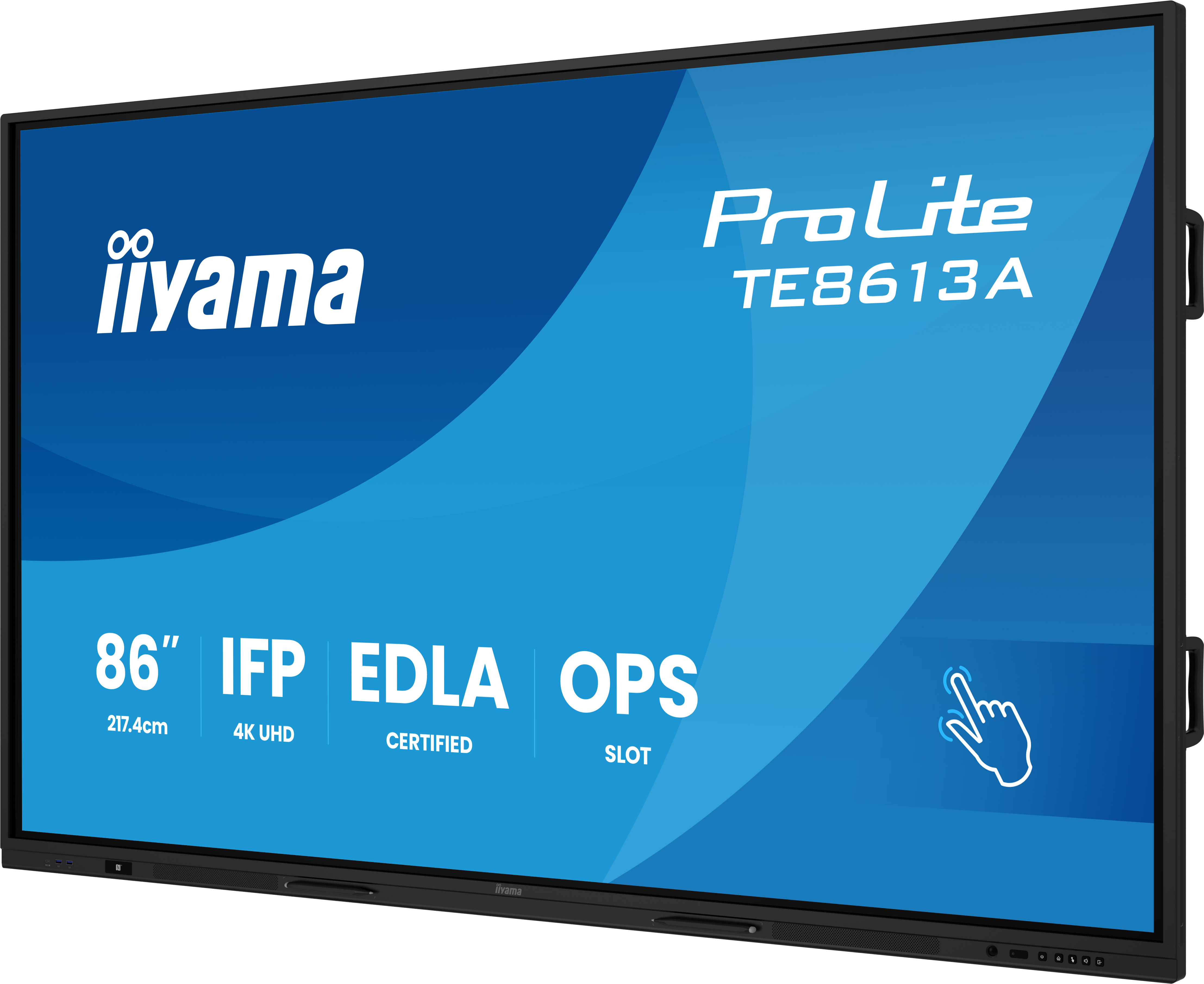 Iiyama ProLite TE8613A-B3AG | 86" | 4K UHD | Whiteboard Display