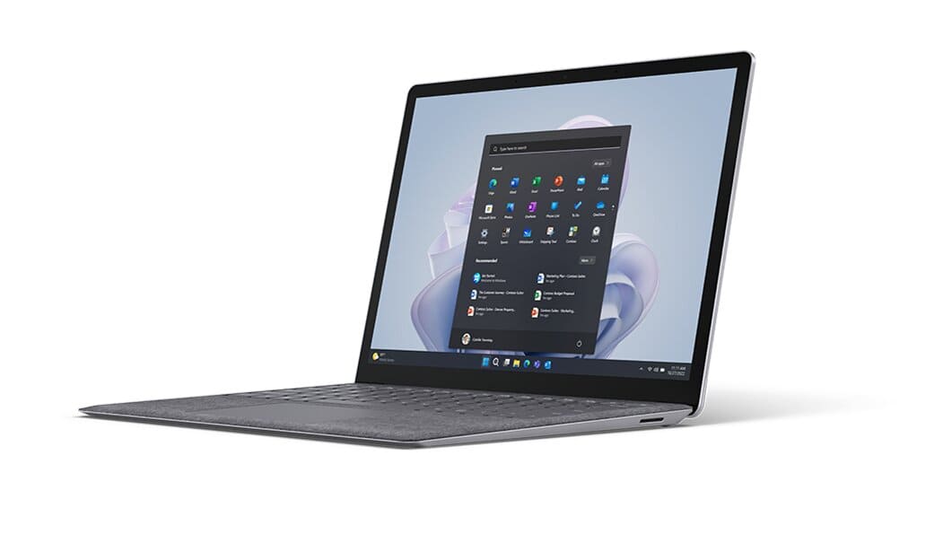 Microsoft Surface Laptop 5 for Business | 13,5" | Intel Core i5 | 16GB RAM | 512GB SSD | Windows 10 Pro | Platin 