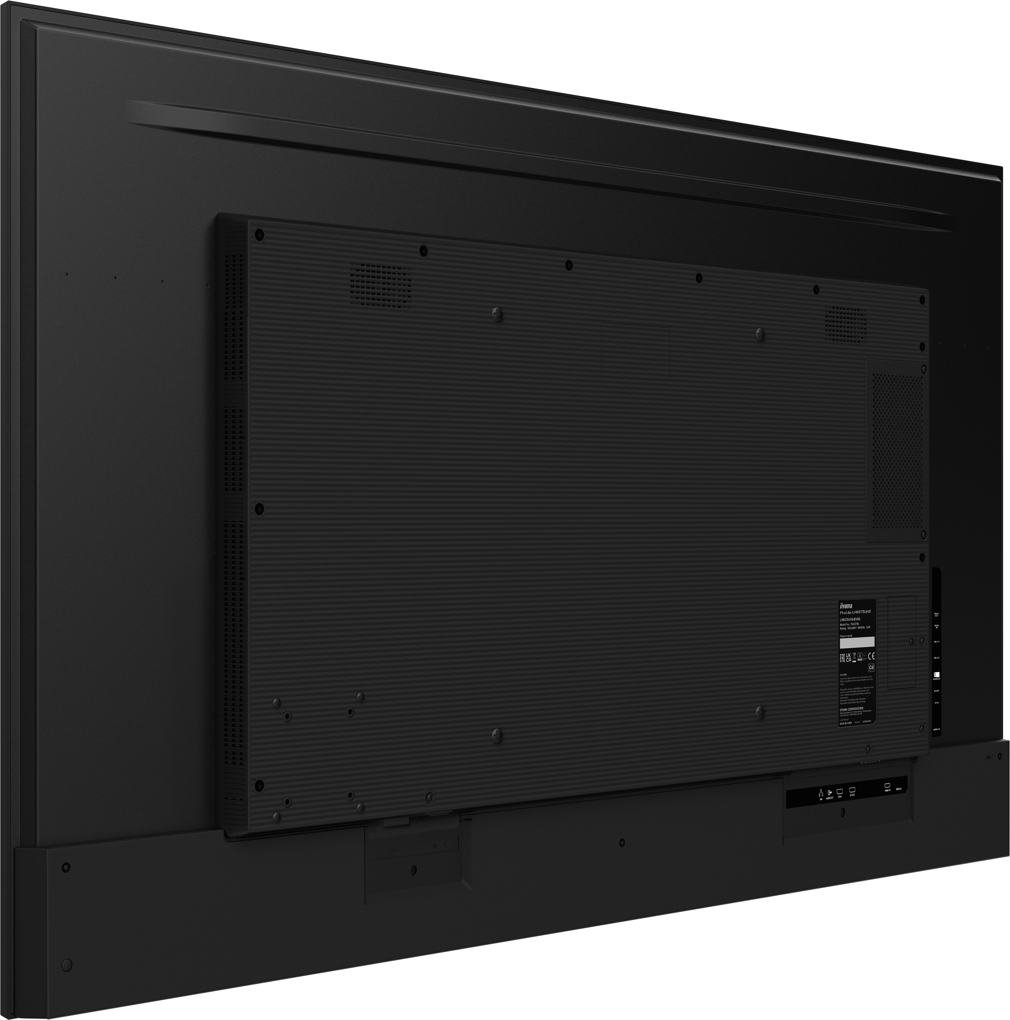 Iiyama ProLite LH6575UHS-B1AG | 65" 4K UHD Digital Signage Display – 24/7 Betrieb, Android OS, Intel® SDM, FailOver Iiyama ProLite LH6575UHS-B1AG | 65" 4K UHD Digital Signage Display – 24/7 Betrieb, Android OS, Intel® SDM, FailOver