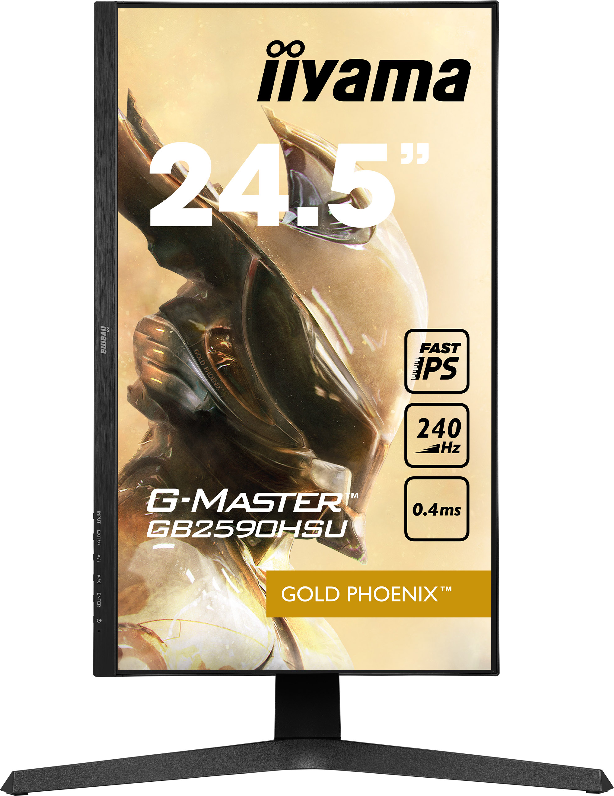 Iiyama G-MASTER GB2590HSU-B1 GOLD PHOENIX | 24,5" | 1920 x 1080 @240Hz (2.1 megapixel Full HD) | Gaming Monitor