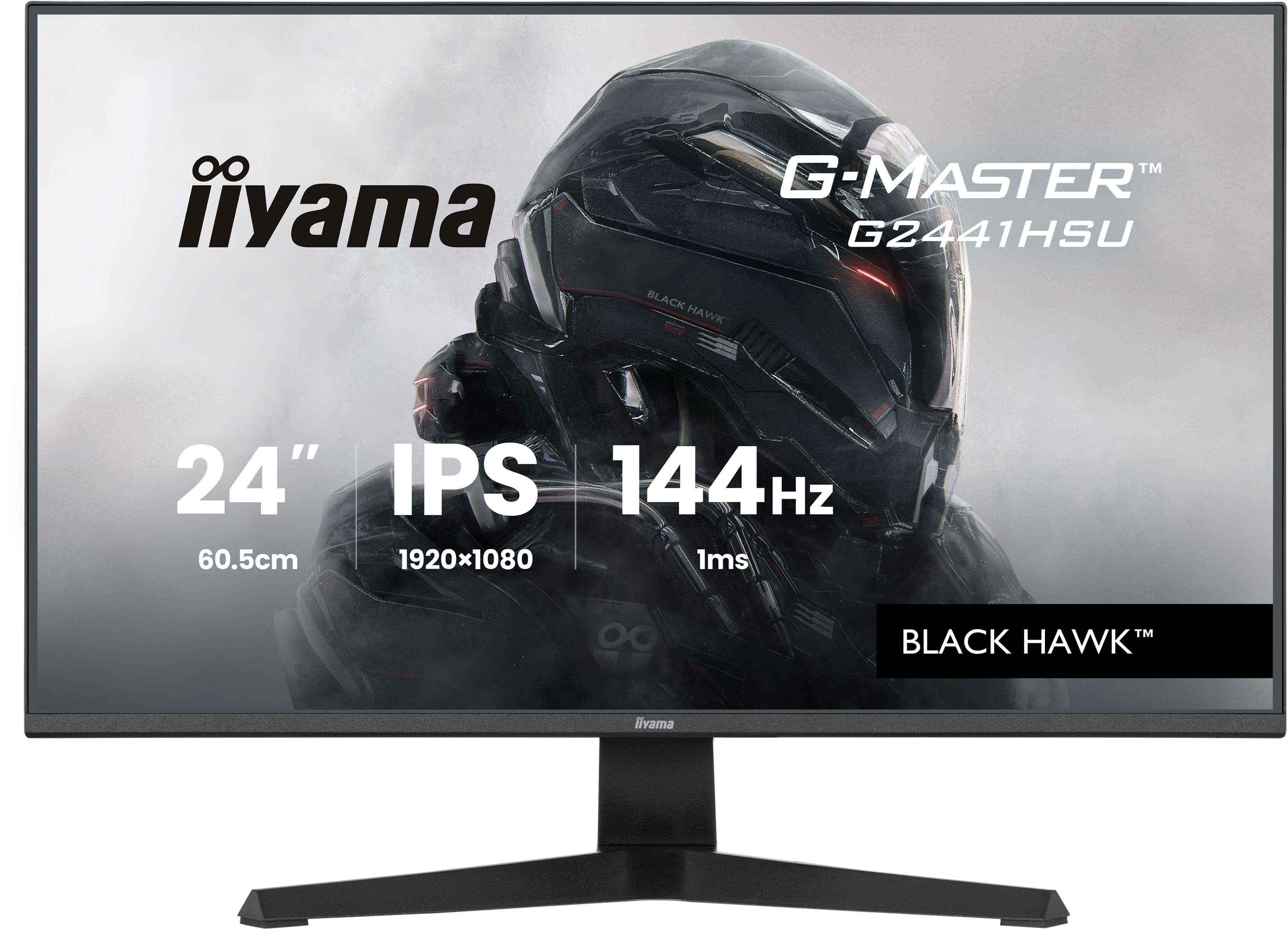 Iiyama G-MASTER G2441HSU-B1 | 24" Gaming Monitor IPS 144Hz 1ms MPRT Full HD FreeSync Black Tuner