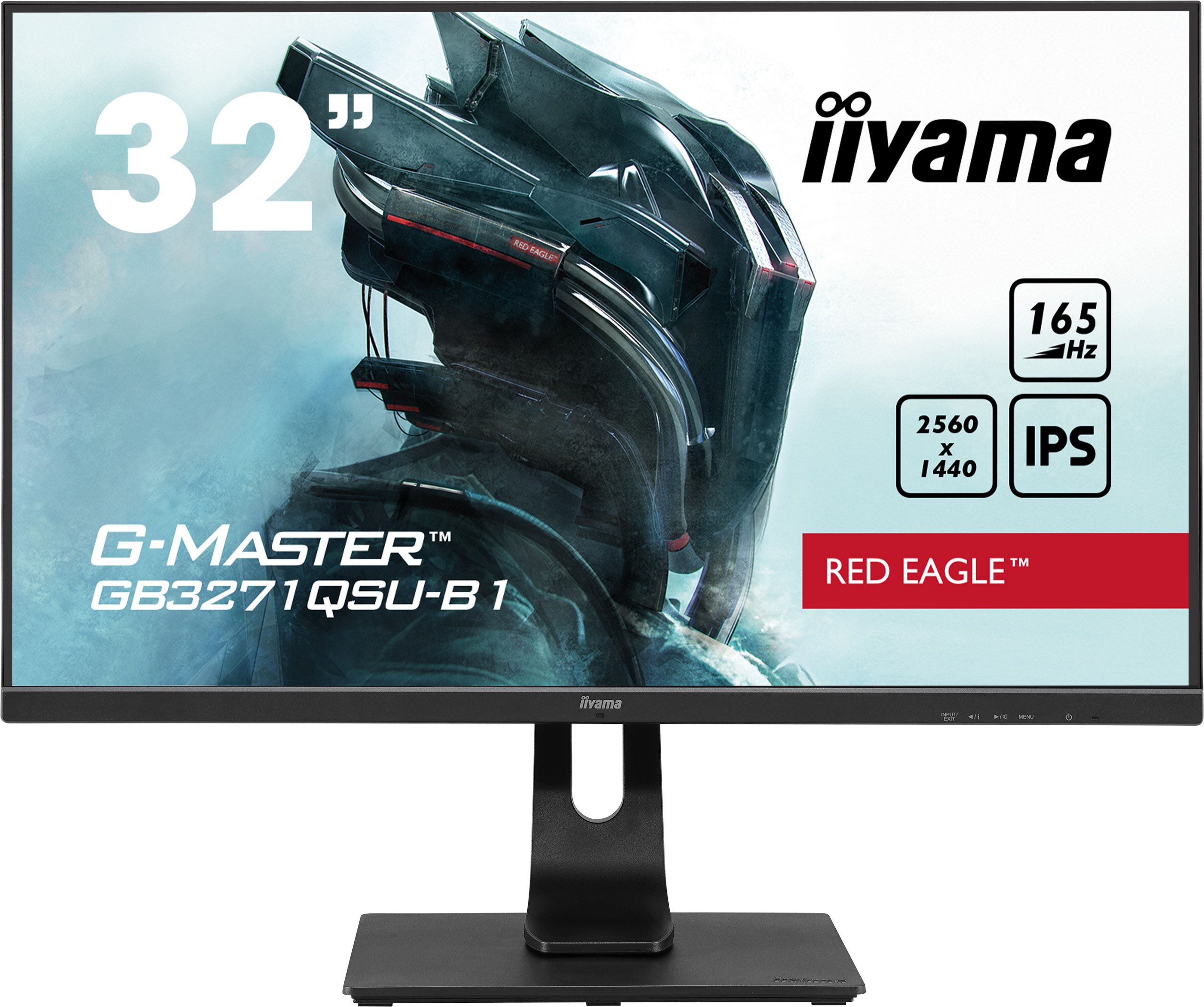 Iiyama G-MASTER GB3271QSU-B1 RED EAGLE | 31,5" | WQHD | @165Hz