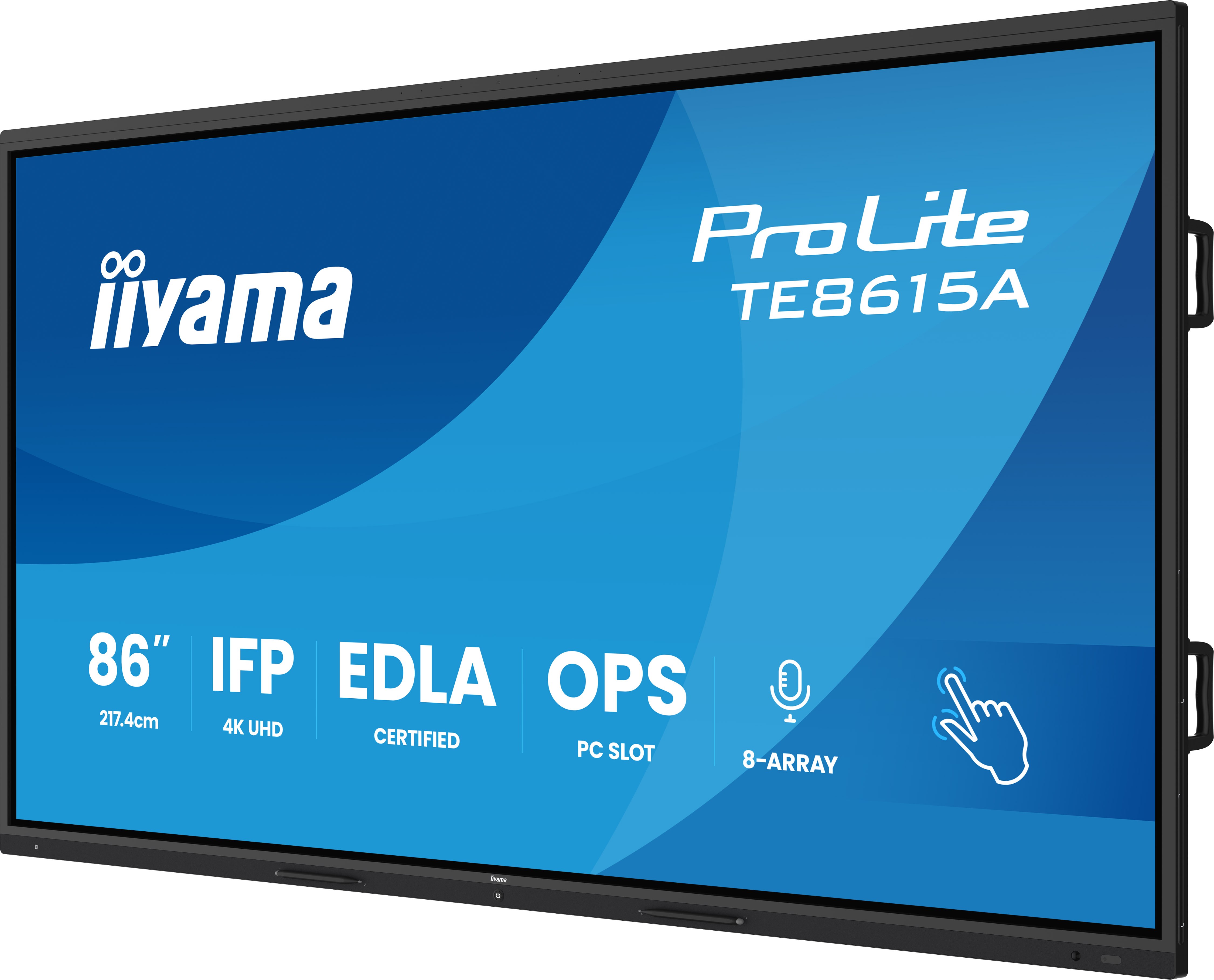 Iiyama ProLite TE8615A-B2AG 86"" – Interaktives 4K Touch Display für moderne Meetings & Zusammenarbeit
