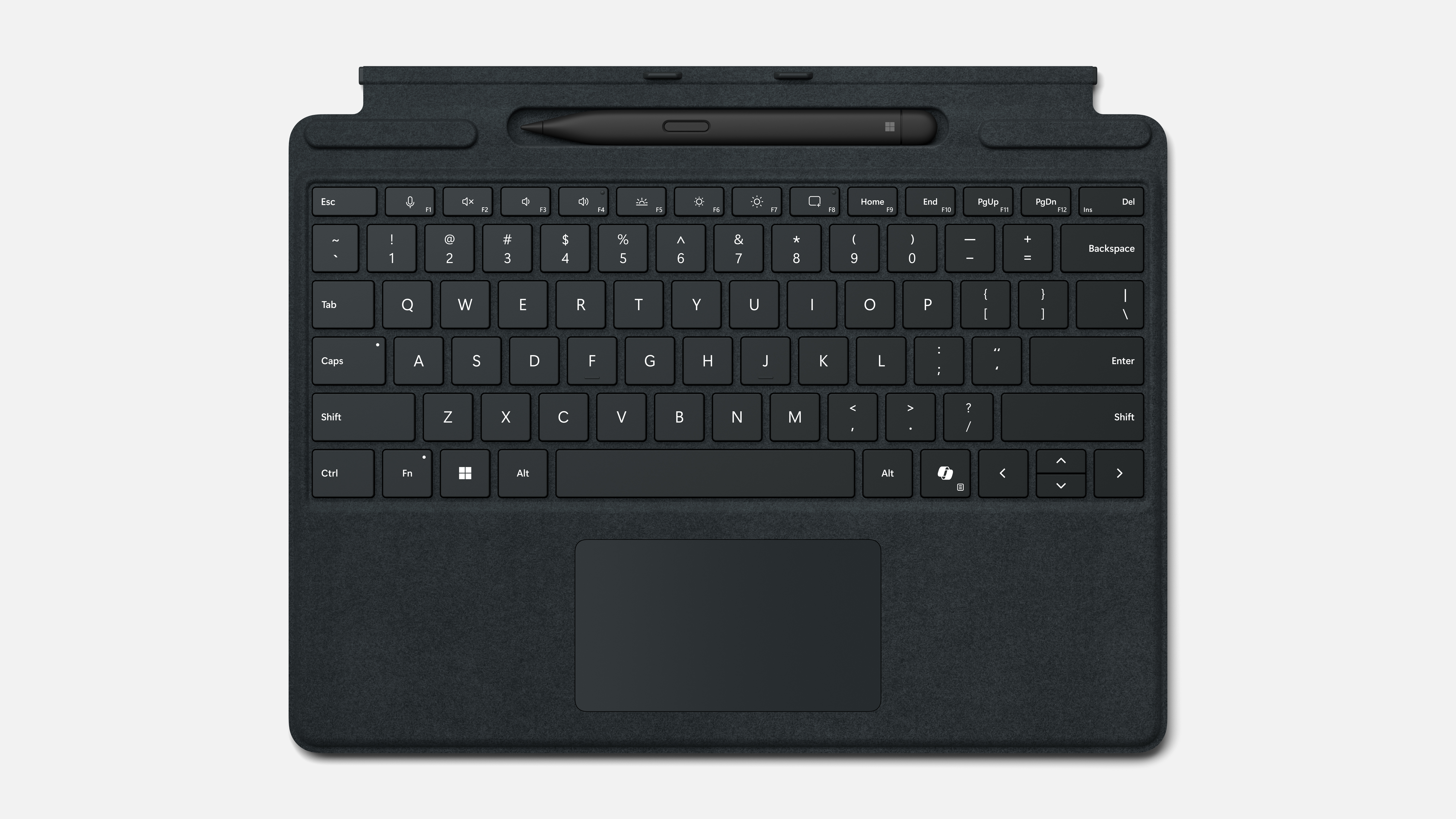 Microsoft Surface Pro Signature Keyboard Copilot + Slim Pen 2 | Schwarz Art des Zubehörs: Cover + Stift / Farben: Schwarz