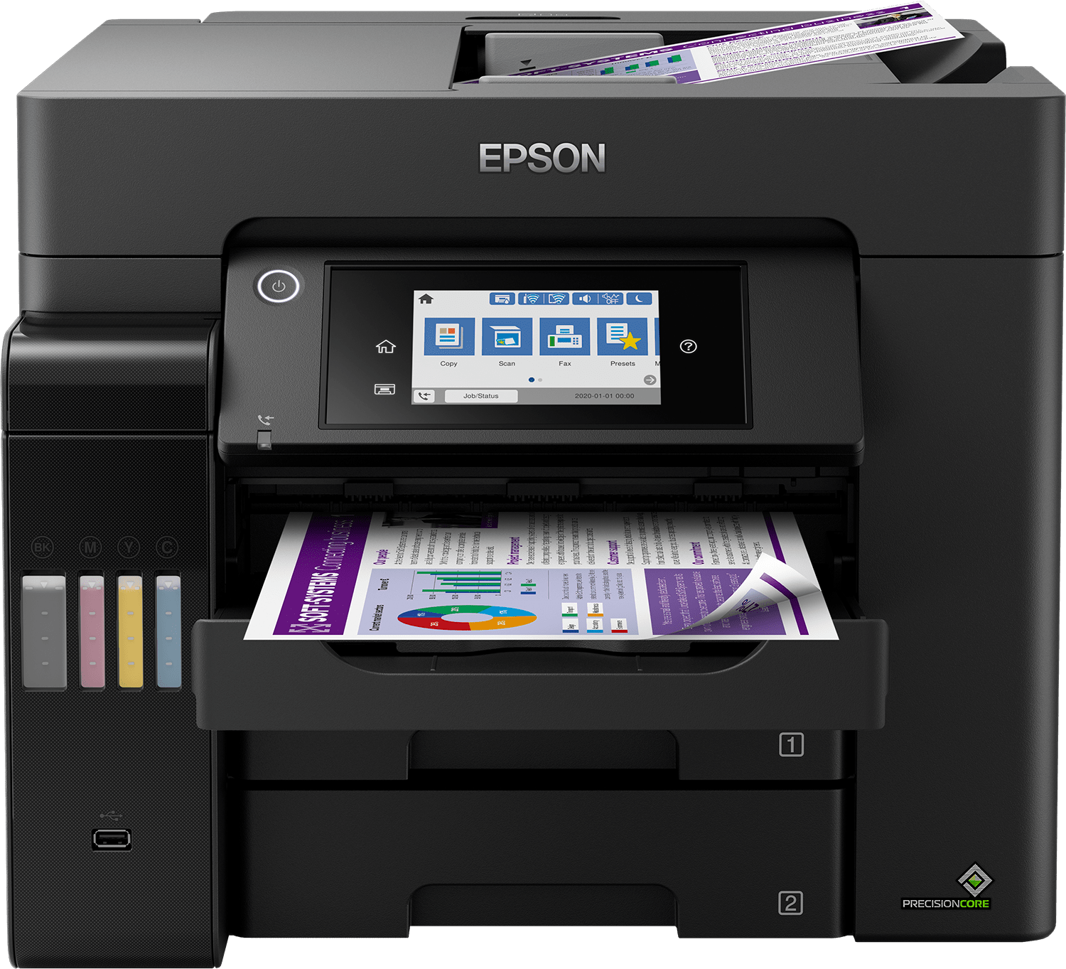 Epson Multifunktionsdrucker Tinte Farbe EcoTank ET 5800