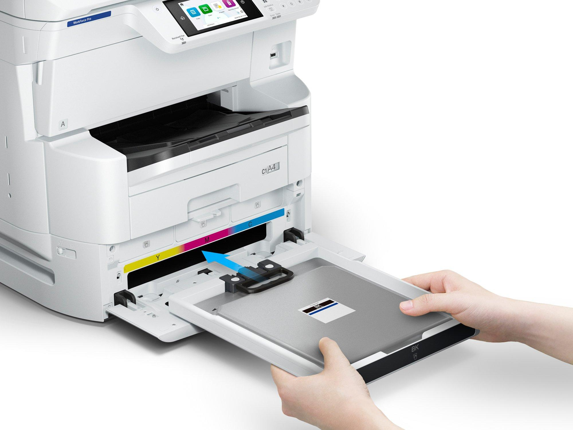 Epson Multifunktionsdrucker Tinte Farbe WorkForce Pro EM-C8101RDWF