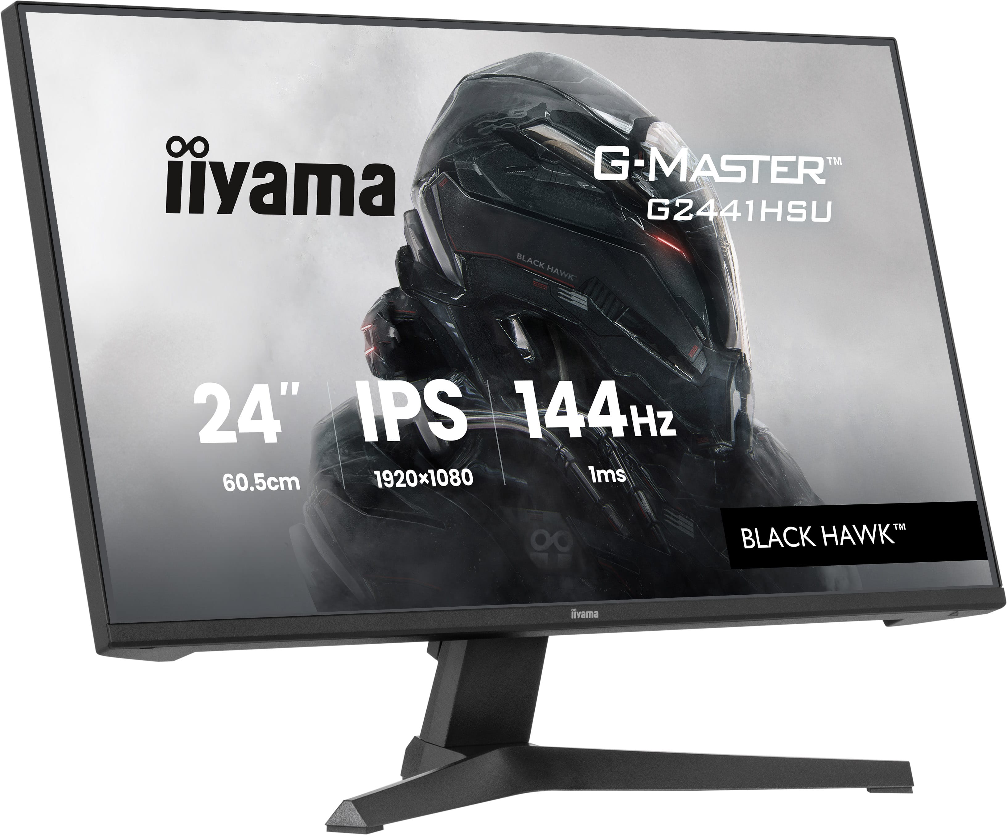 Iiyama G-MASTER G2441HSU-B1 | 24" Gaming Monitor IPS 144Hz 1ms MPRT Full HD FreeSync Black Tuner