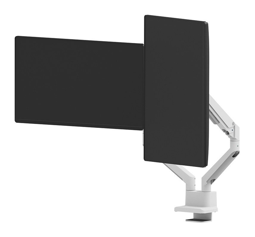 Neomounts DS70-250WH2 Monitorarm 17-32" - Gasfeder - Topfix - 180°-Stopp
