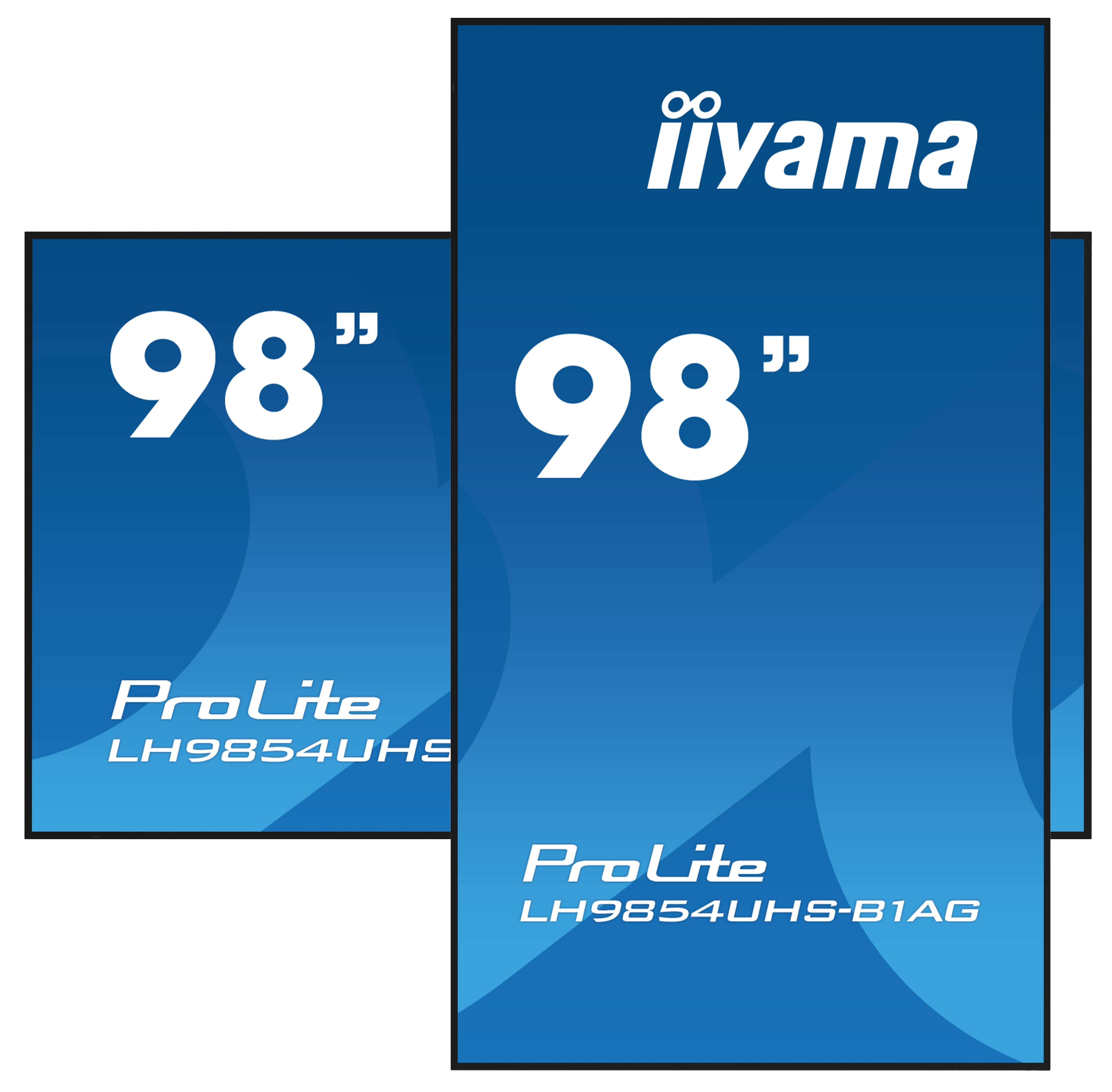 Iiyama ProLite LH9854UHS-B1AG | 97.5﻿" (247.6 cm) | 4K | 24/7 | OPS PC-Steckplatz | Digital Signage