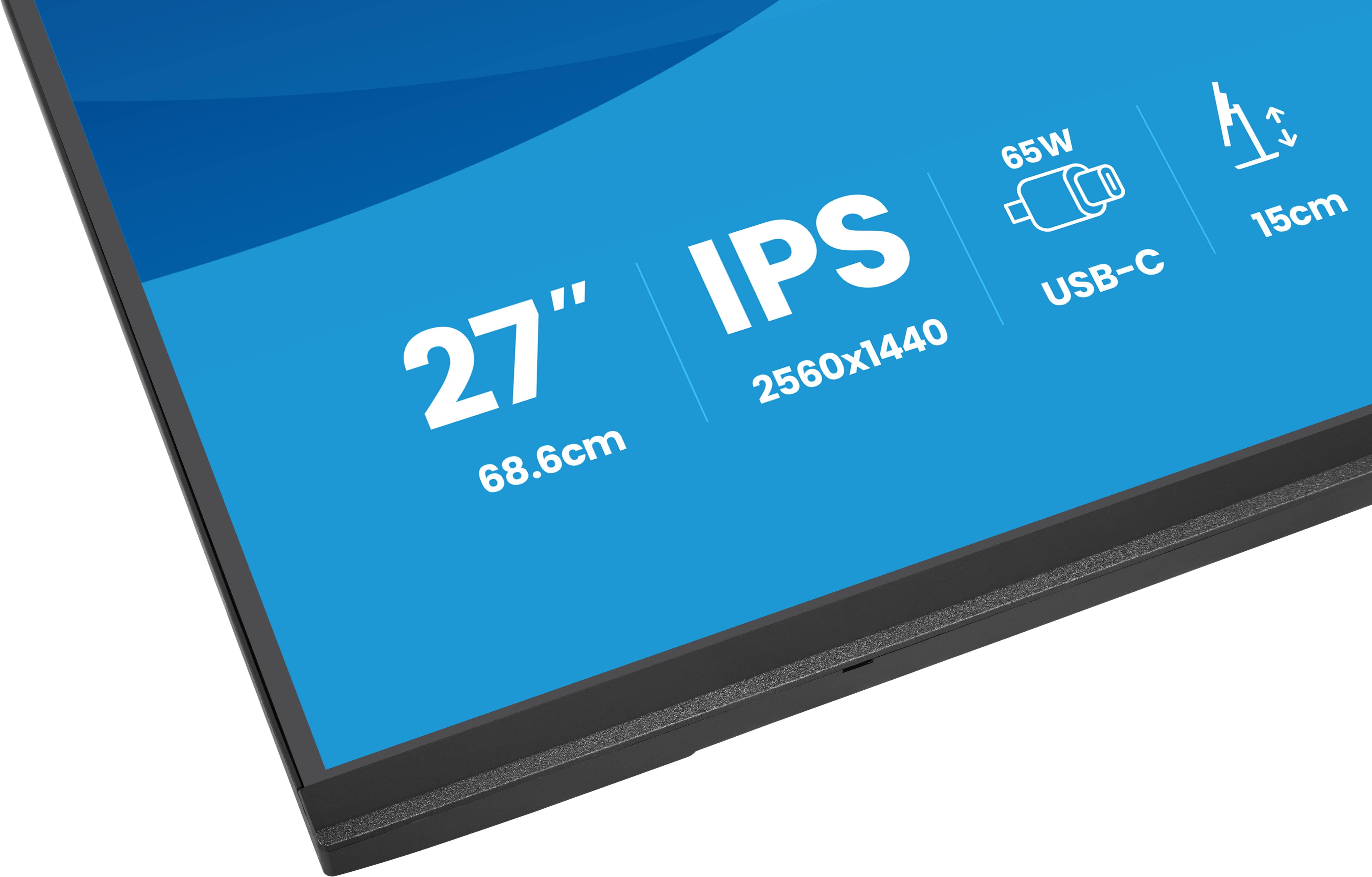 Iiyama ProLite XB2797QSN-B1 | 27" | QHD IPS USB-C Docking Monitor