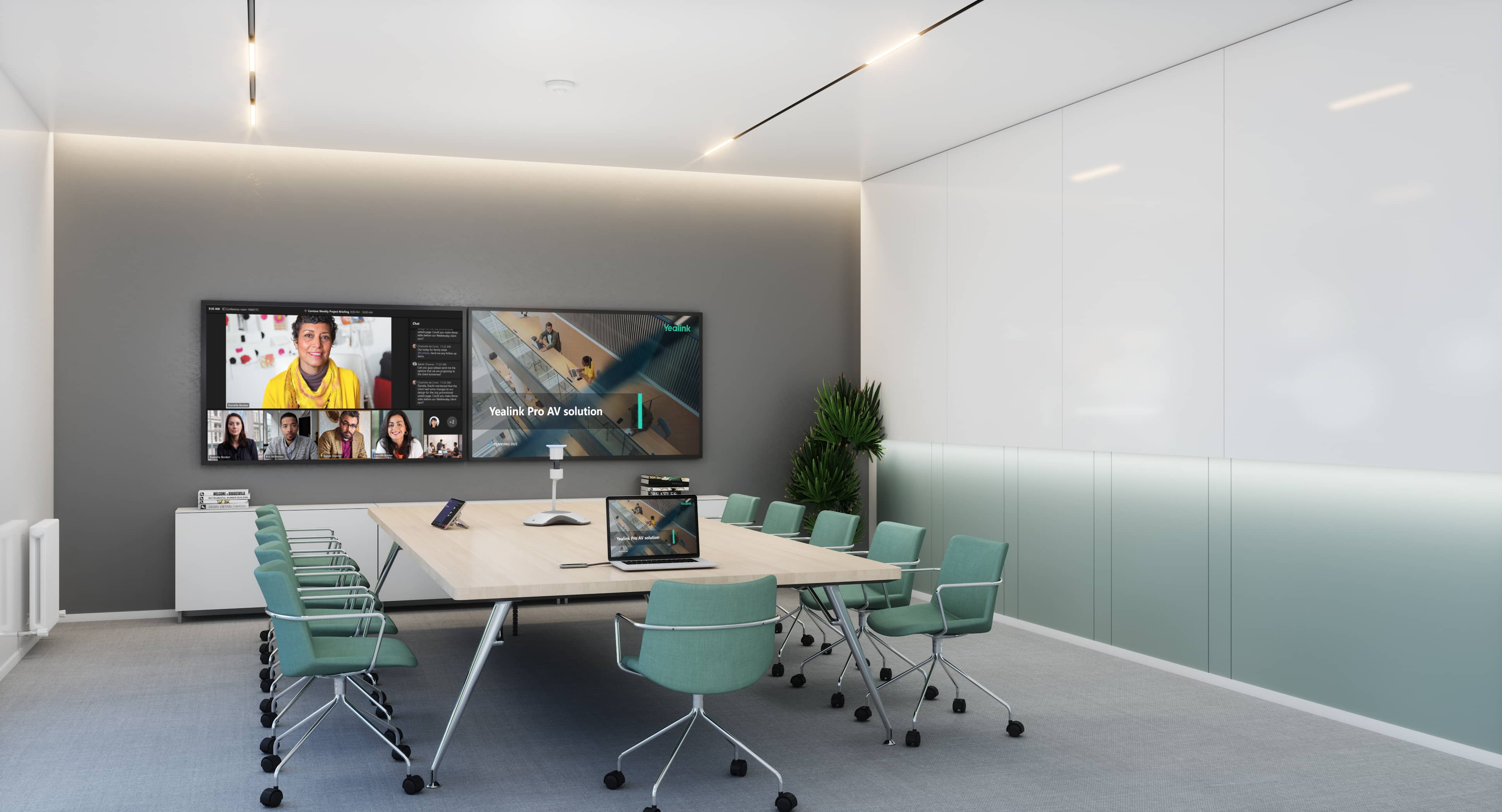 Yealink MVC S60 | Für kleine bis mittlere Räume | Microsoft Teams Rooms Konferenzsystem