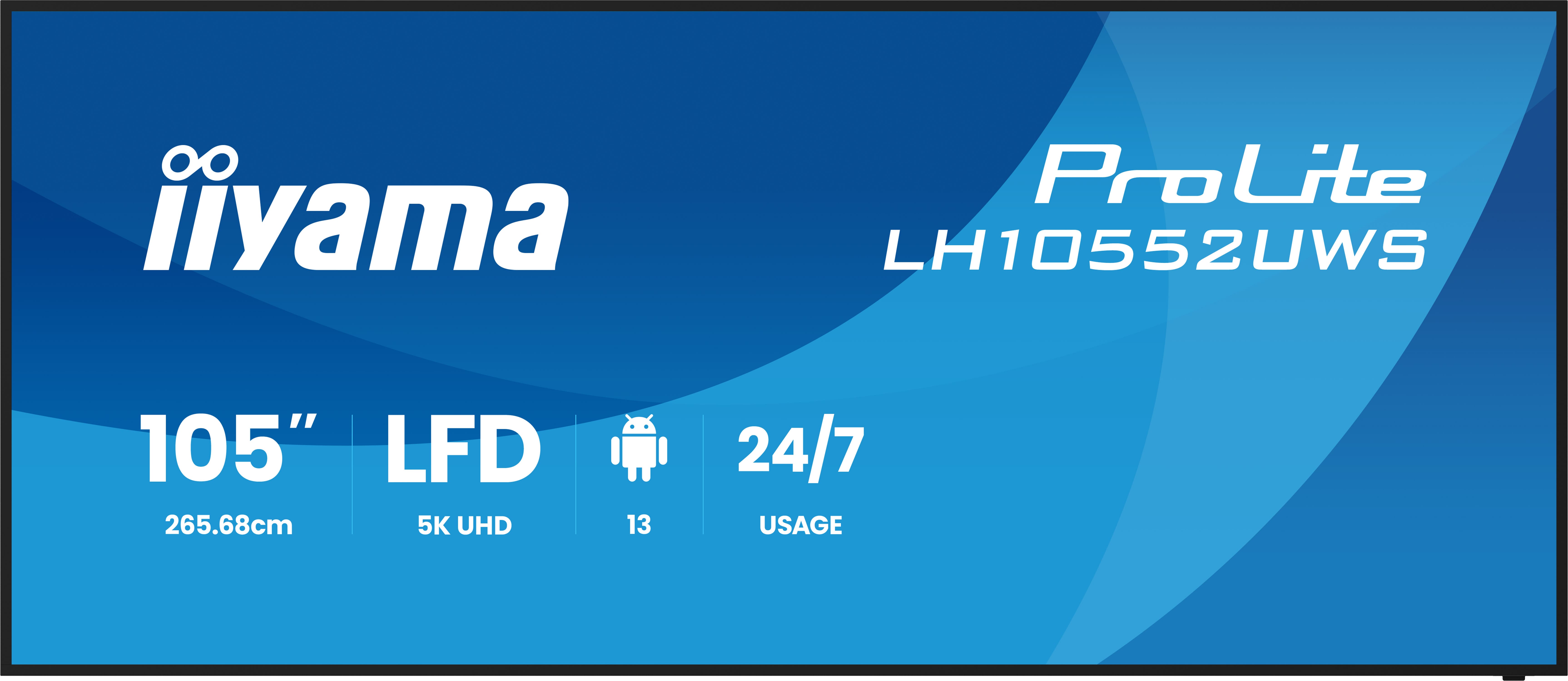 Iiyama ProLite LH10552UWS-B1AG | 105" | 5K | Indoor Display