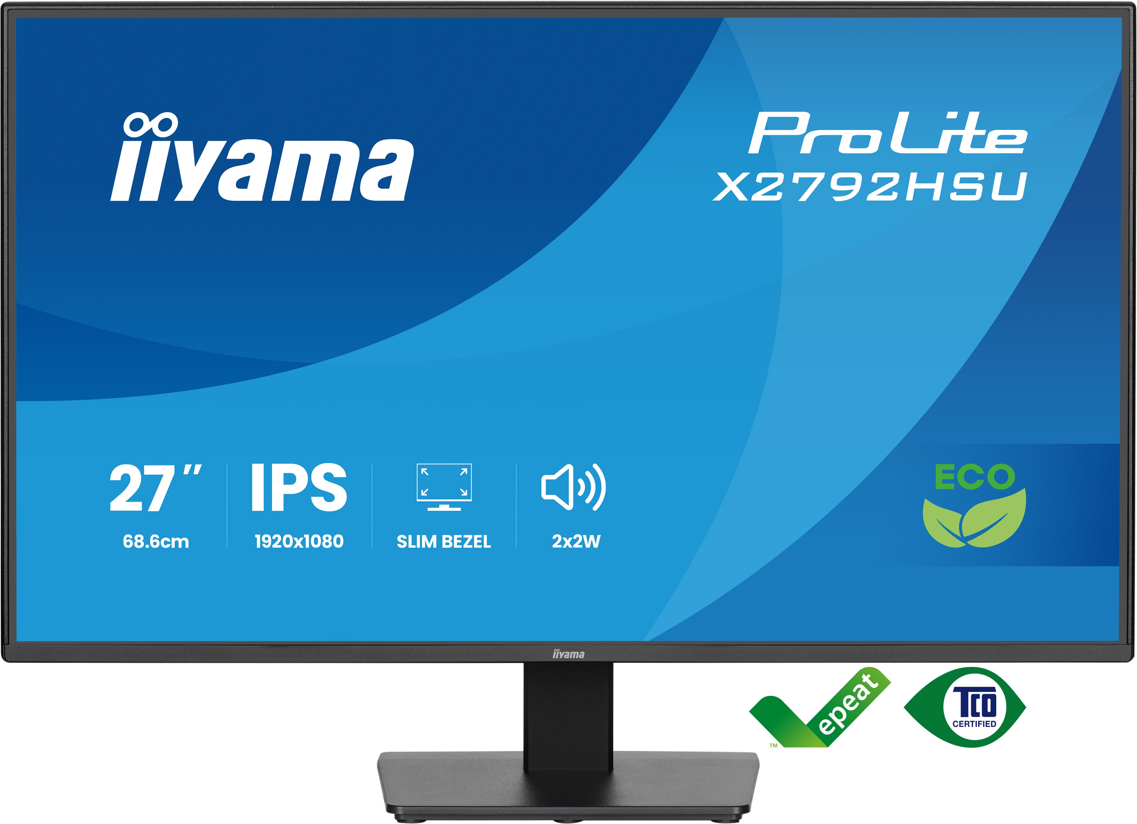 Iiyama ProLite X2792HSU-B1 | 27" IPS Full-HD Monitor für Büro & Home Office