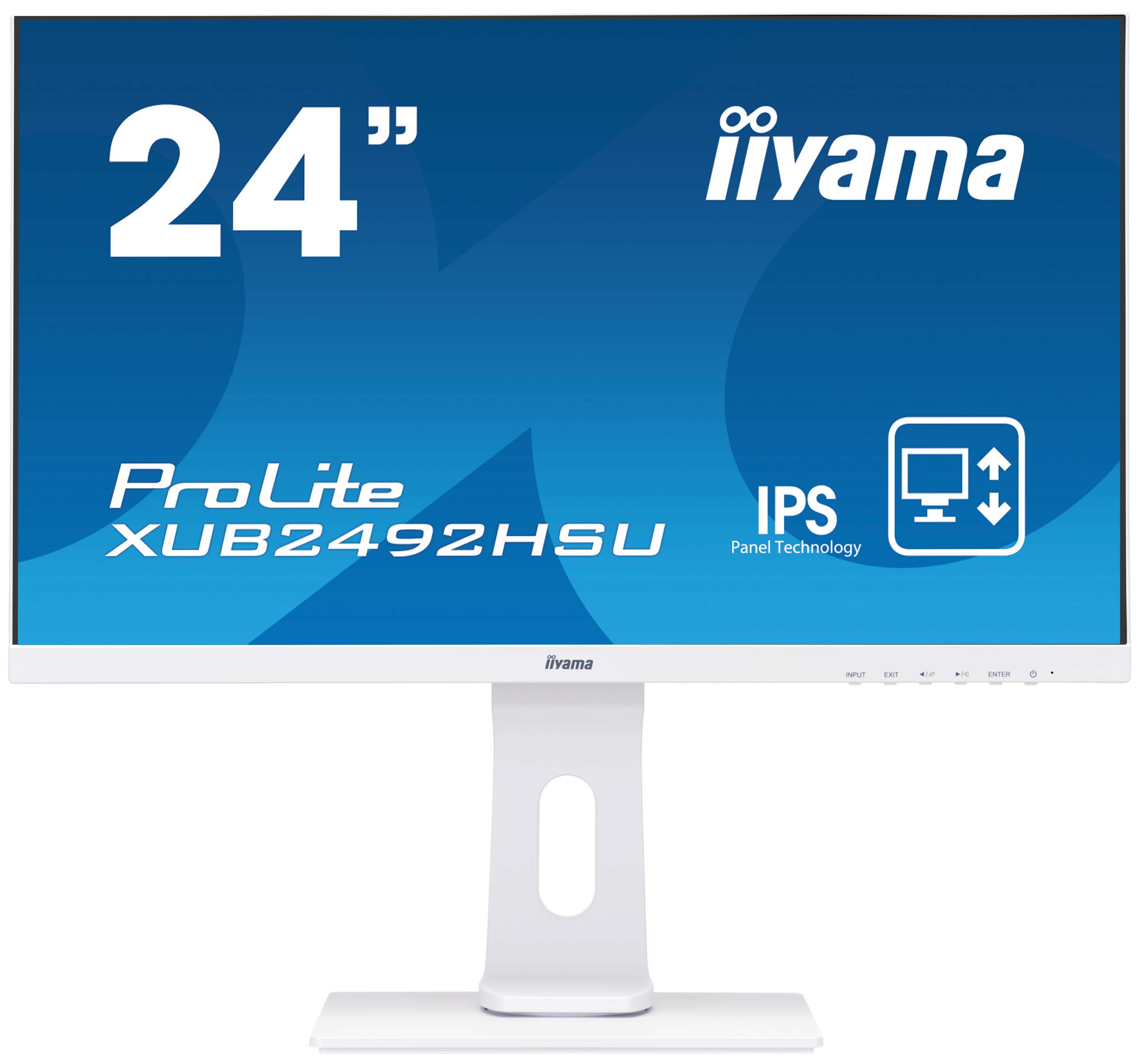 Iiyama ProLite XUB2492HSU-W1 | 23,8" (60,5cm) | Office Monitor | Weiß
