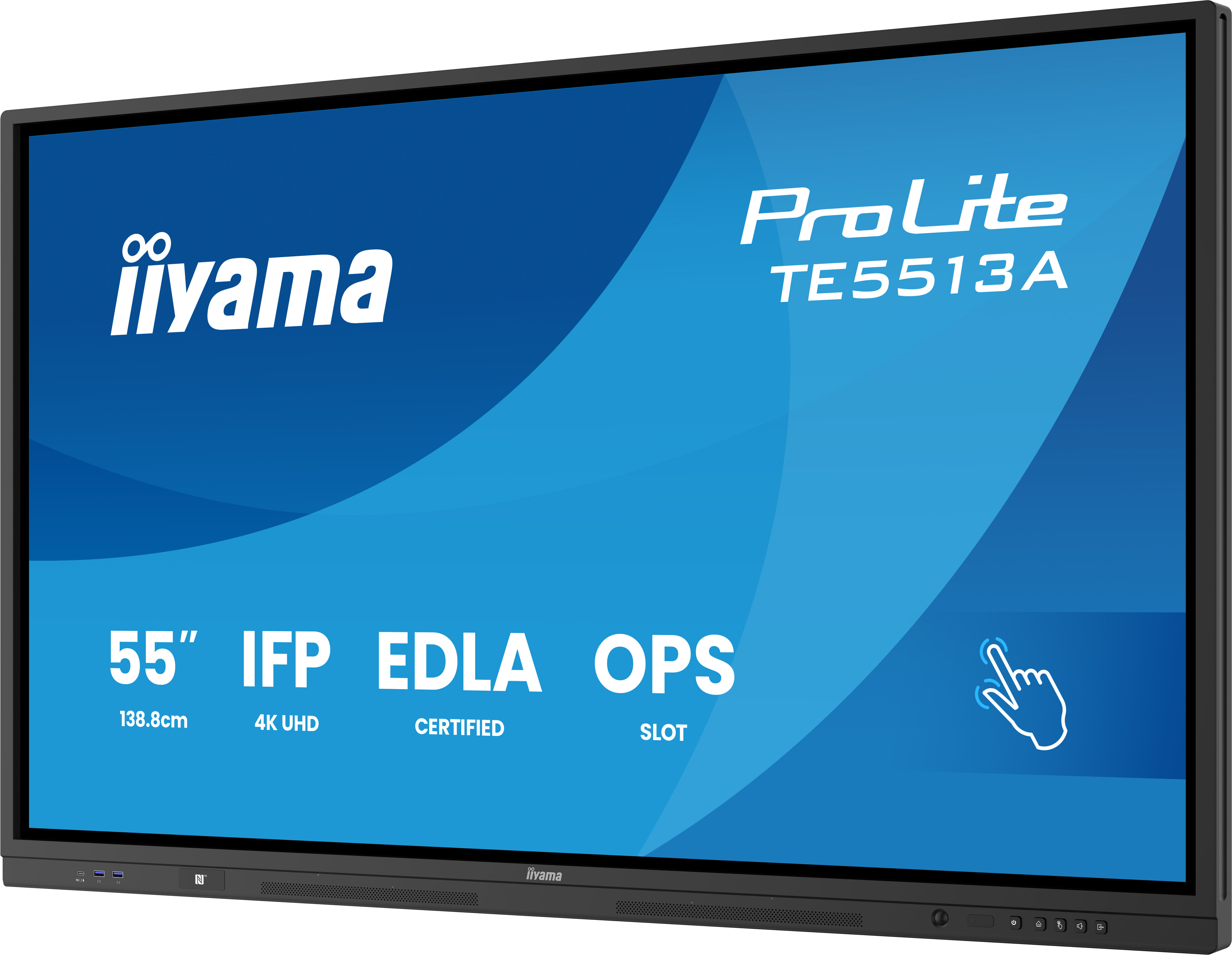 Iiyama ProLite TE5513A-B3AG | 55" | 4K UHD | Whiteboard Display