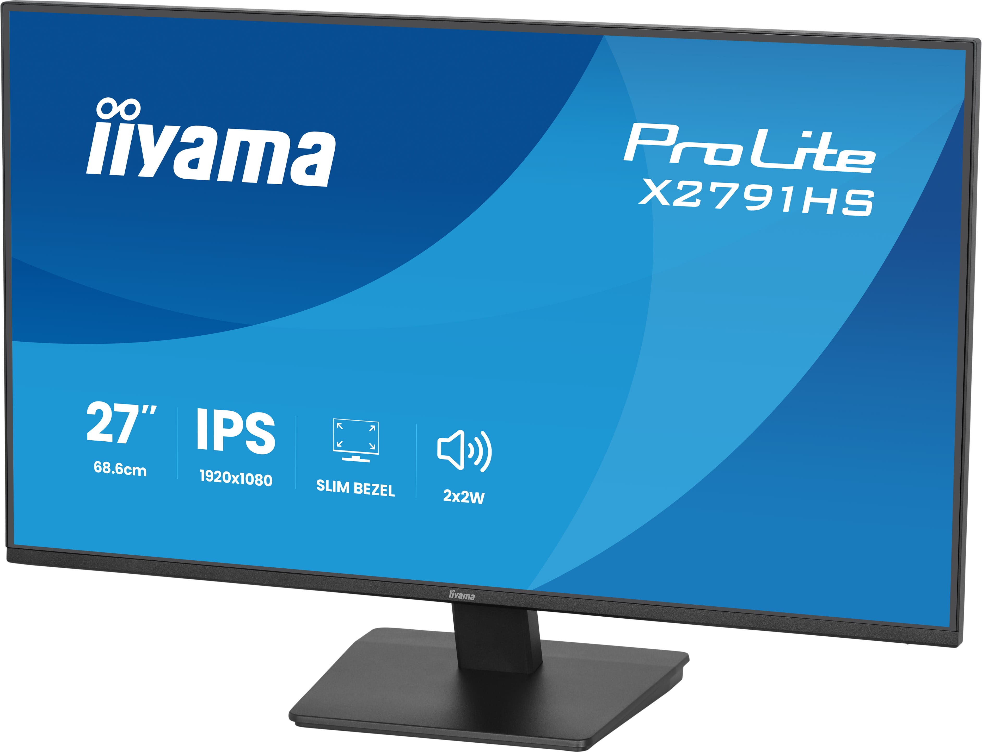 Iiyama ProLite X2791HS-B1 | 27" IPS Full HD Monitor 120 Hz Eye-Care flimmerfrei