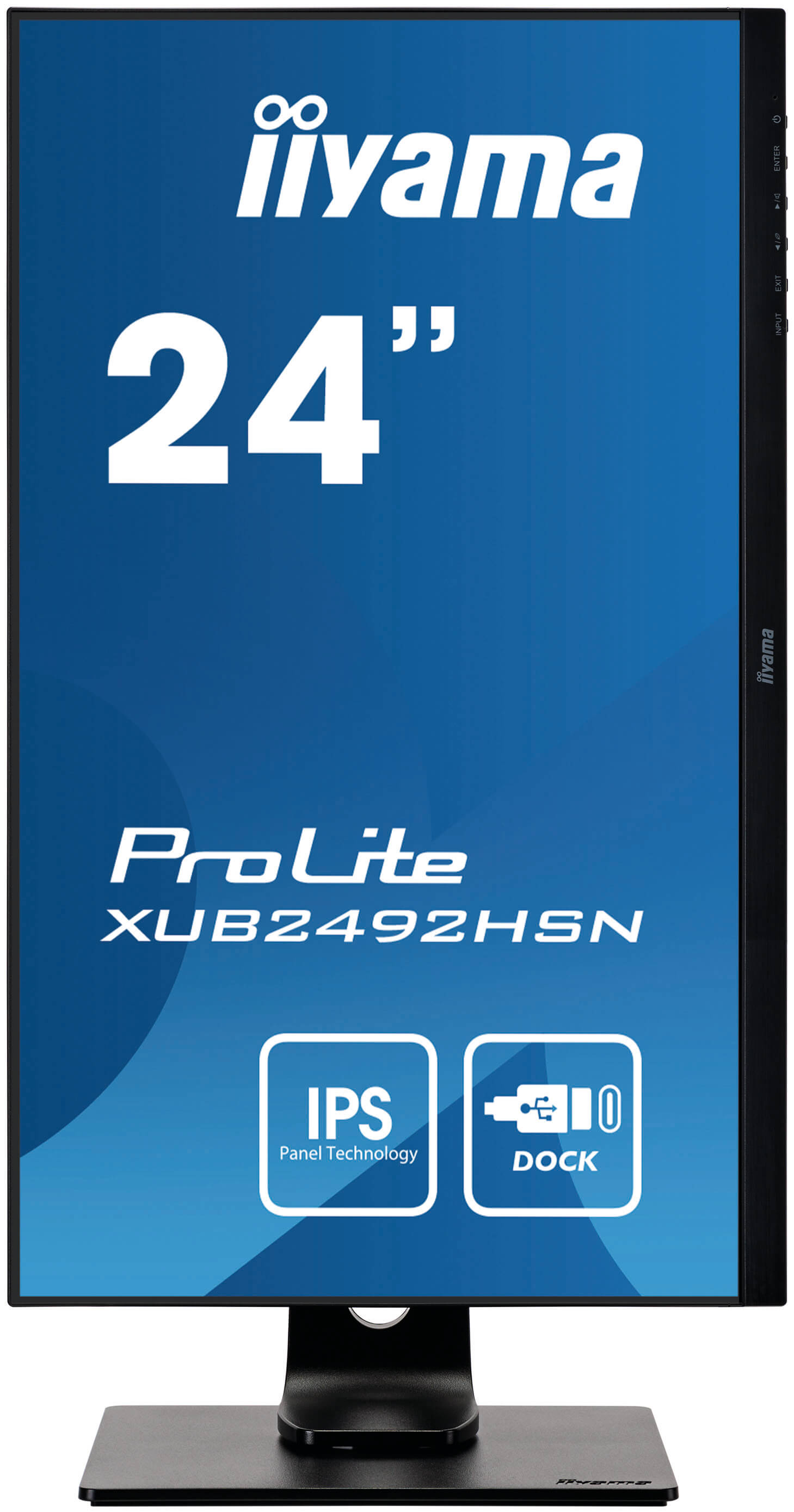 Iiyama ProLite XUB2492HSN-B1 | 23,8" | Monitor mit IPS-Panel Technologie und USB-C-Anschluss