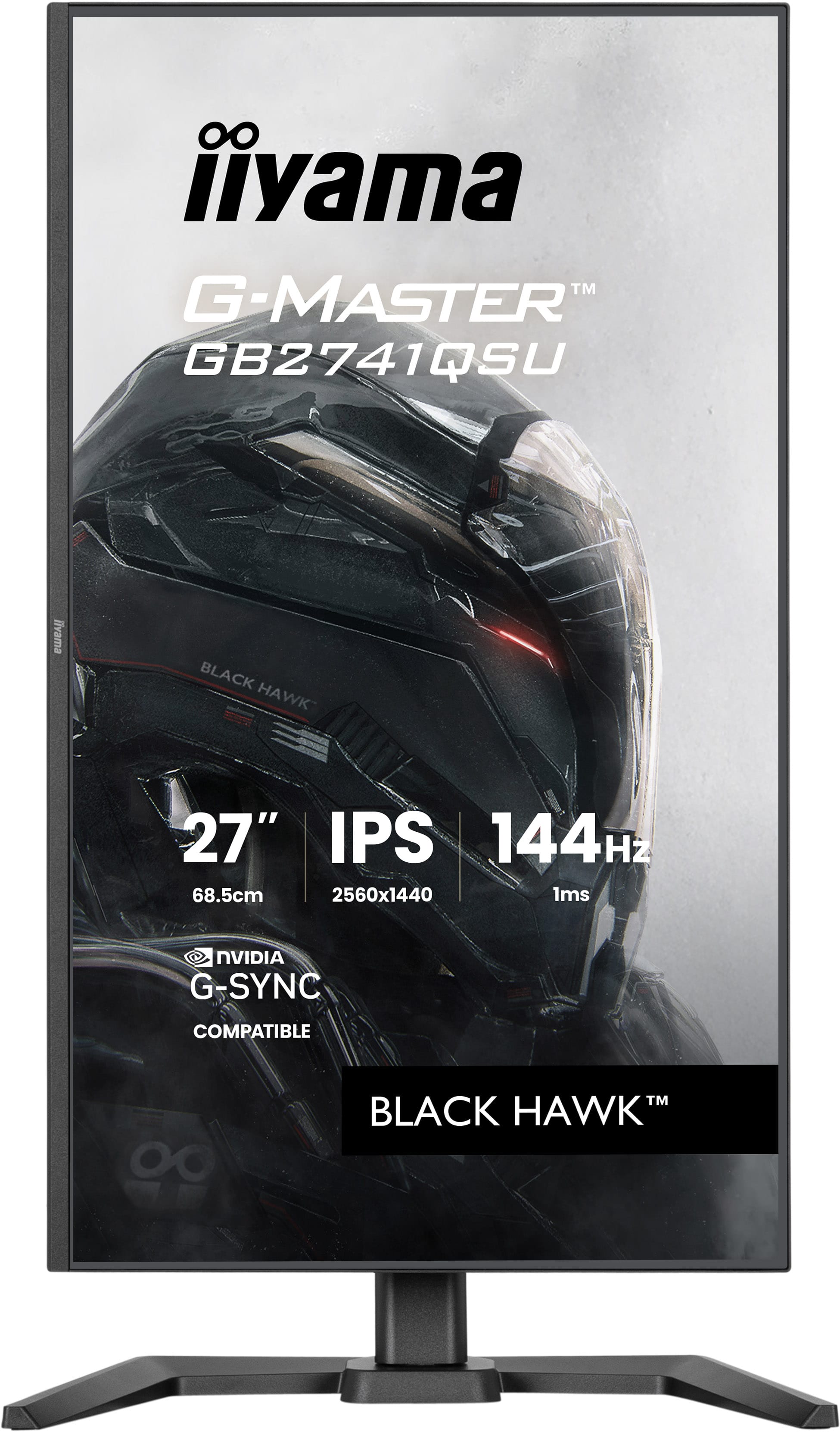 Iiyama G-MASTER GB2741QSU-B1 | 27" QHD Gaming Monitor mit 144 Hz und IPS-Panel