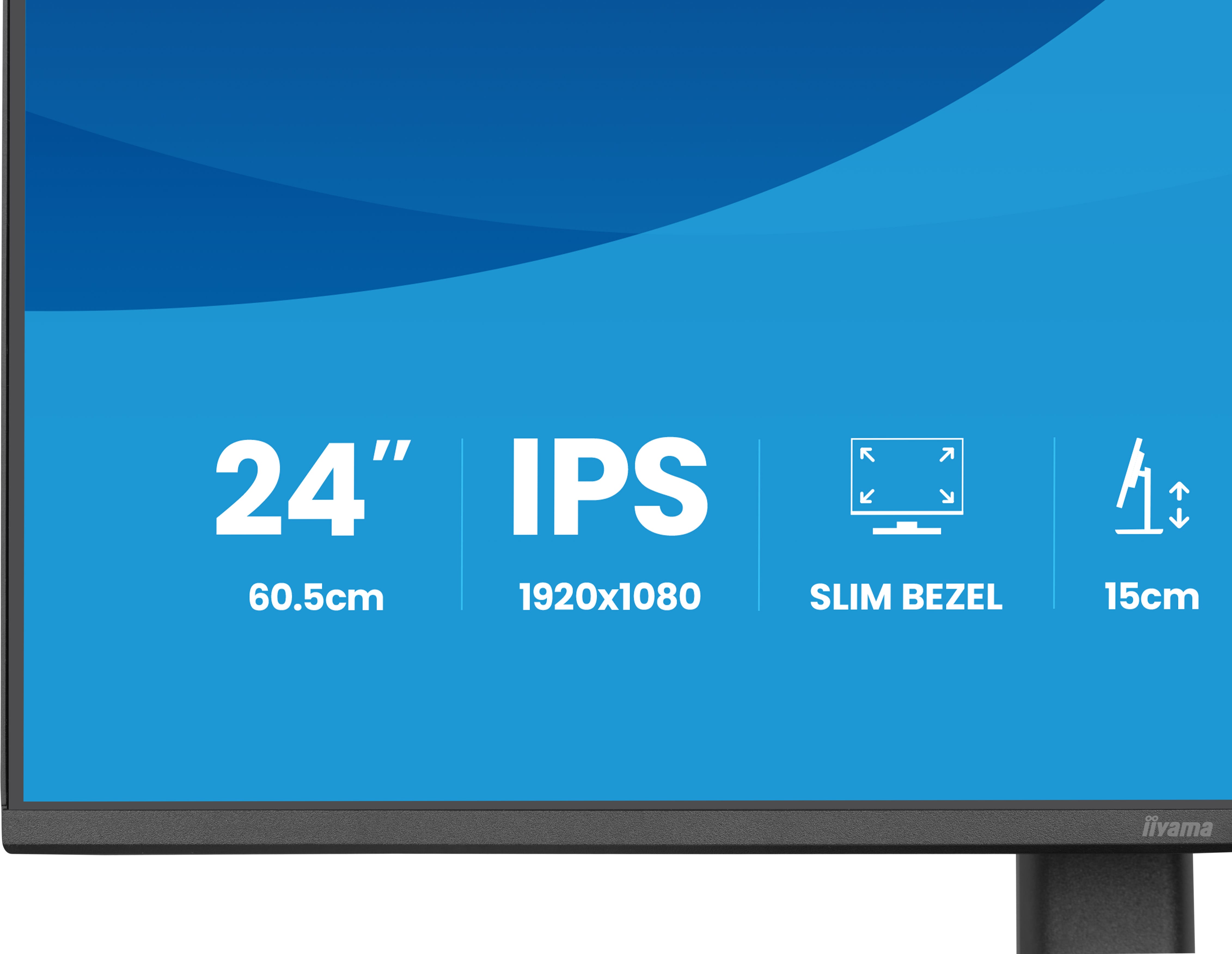 iiyama ProLite XB2493HSU-B1 | 24" Full HD IPS Monitor 120Hz – Ergonomisch für moderne Arbeitsplätze