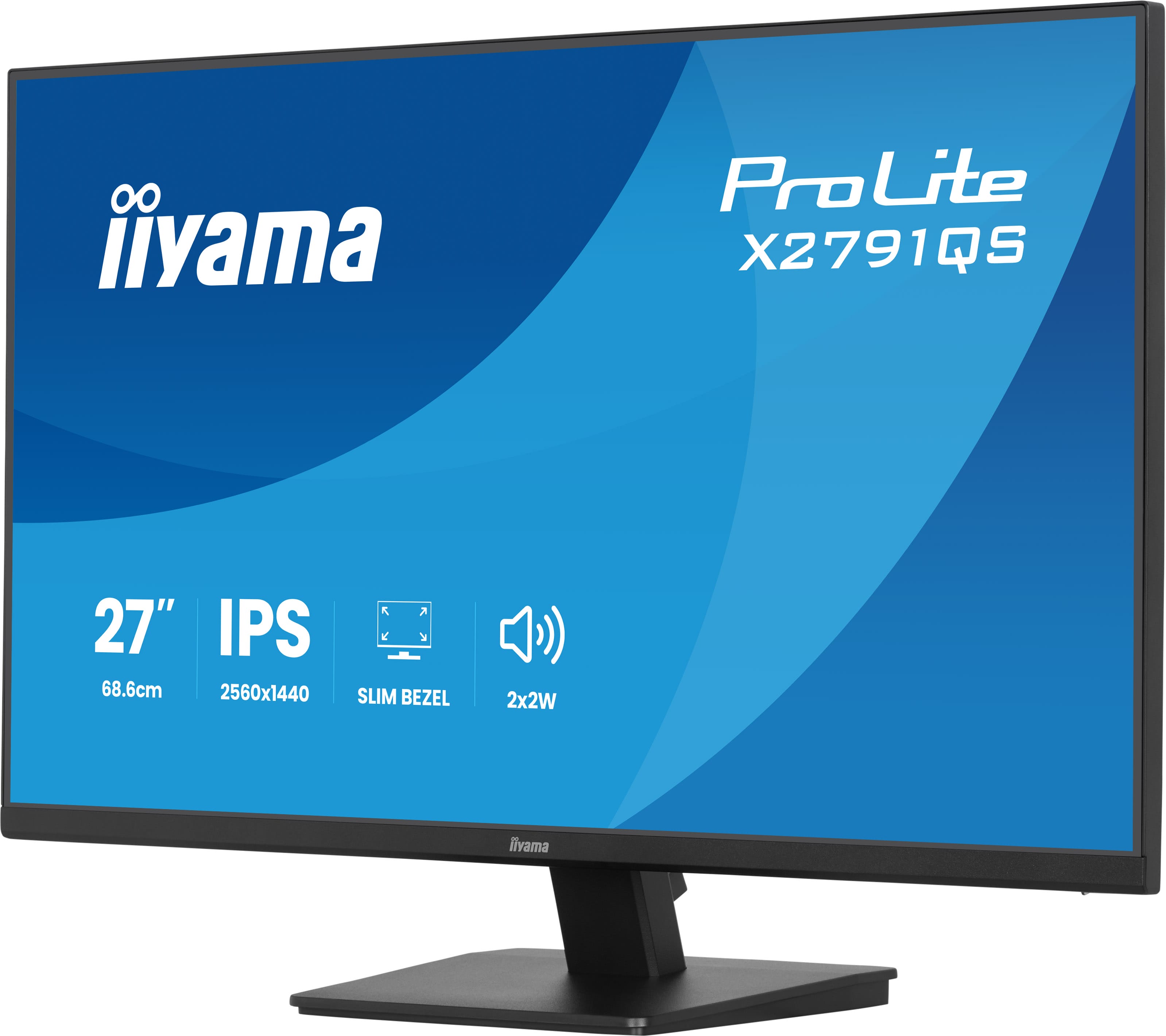 Iiyama ProLite X2791QS-B1 | 27" QHD IPS Monitor Slim Design für Office & Multitasking