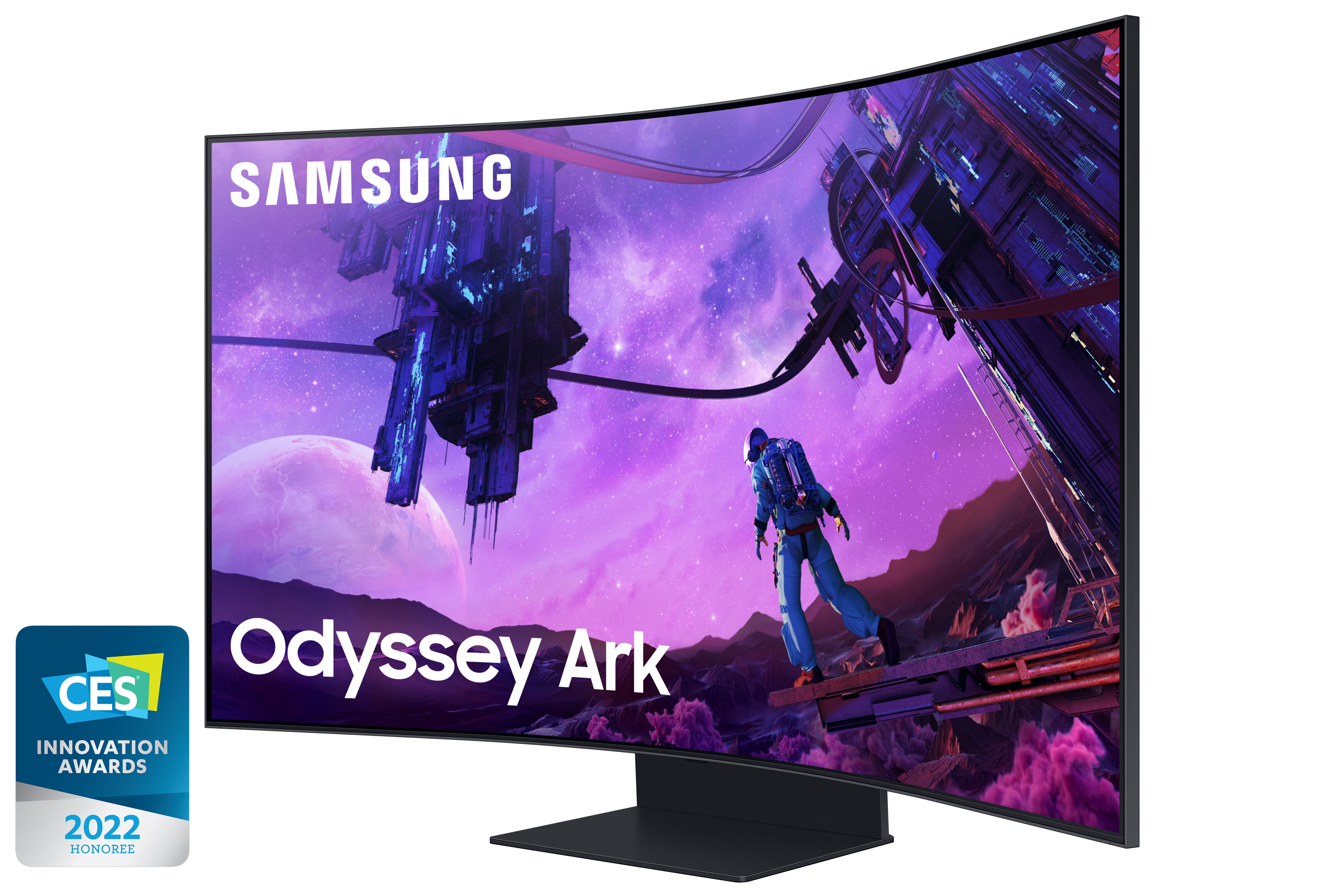 Samsung Odyssey ARK Gaming Monitor | 55" (139,7cm) | 4K | 165Hz | QLED | HDR | Smart Monitor