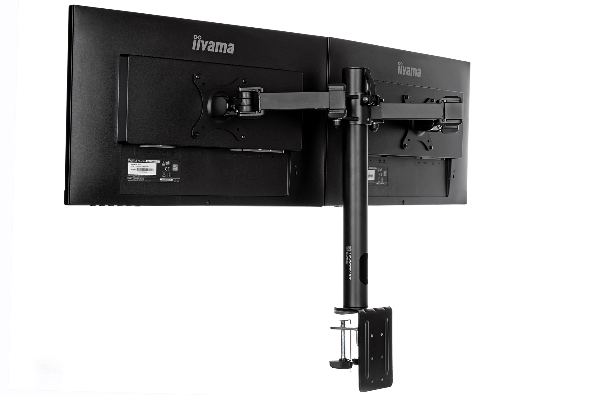 iiyama DS1002C-B1 Dual-Monitor Halterung