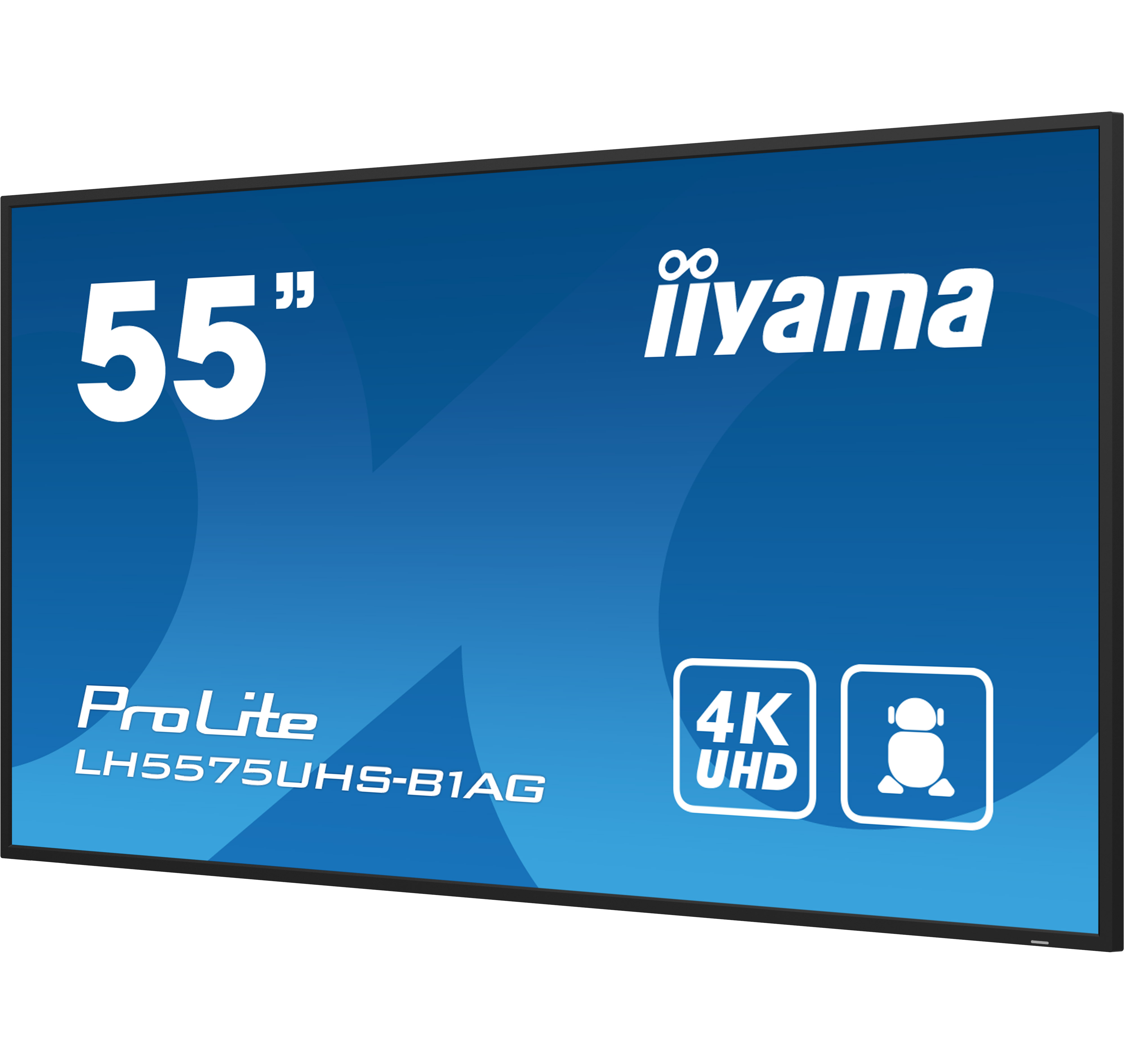 Iiyama ProLite LH5575UHS-B1AG | 55" 4K UHD Digital Signage Display – 24/7 Betrieb, Android OS, Intel® SDM, FailOver Iiyama ProLite LH5575UHS-B1AG | 55" 4K UHD Digital Signage Display – 24/7 Betrieb, Android OS, Intel® SDM, FailOver