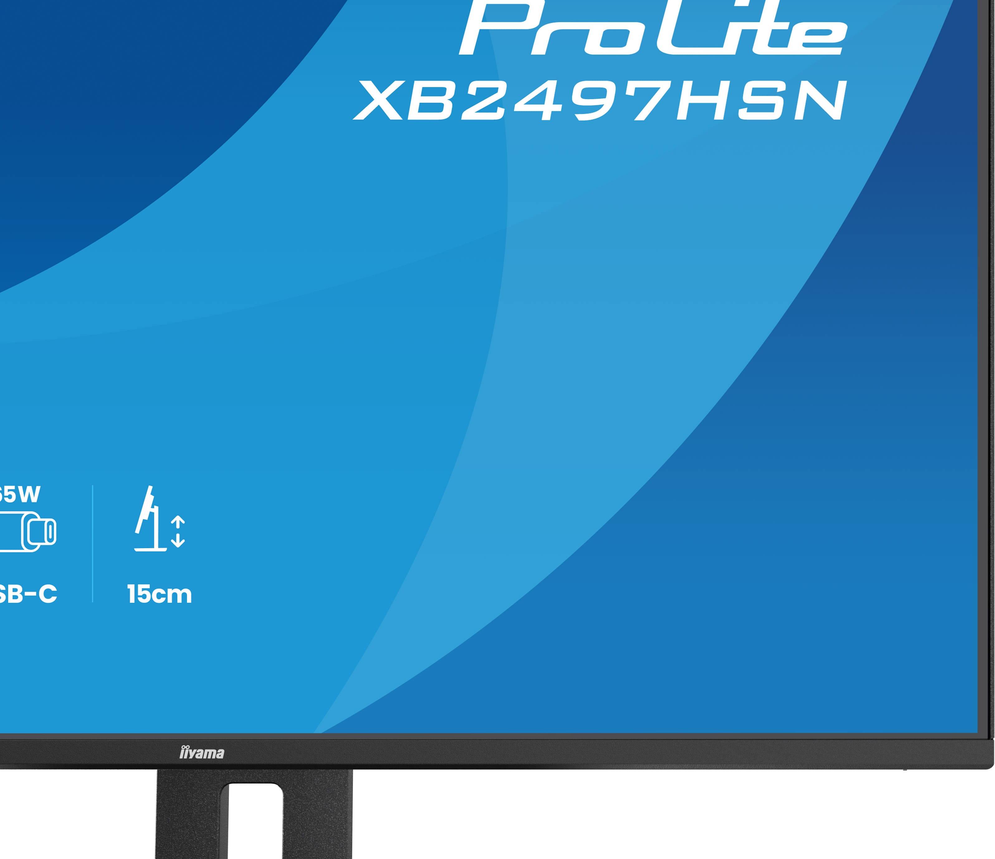 iiyama ProLite XB2497HSN-B1 | 24" IPS Monitor Full HD 100Hz USB-C Docking LAN ergonomisch