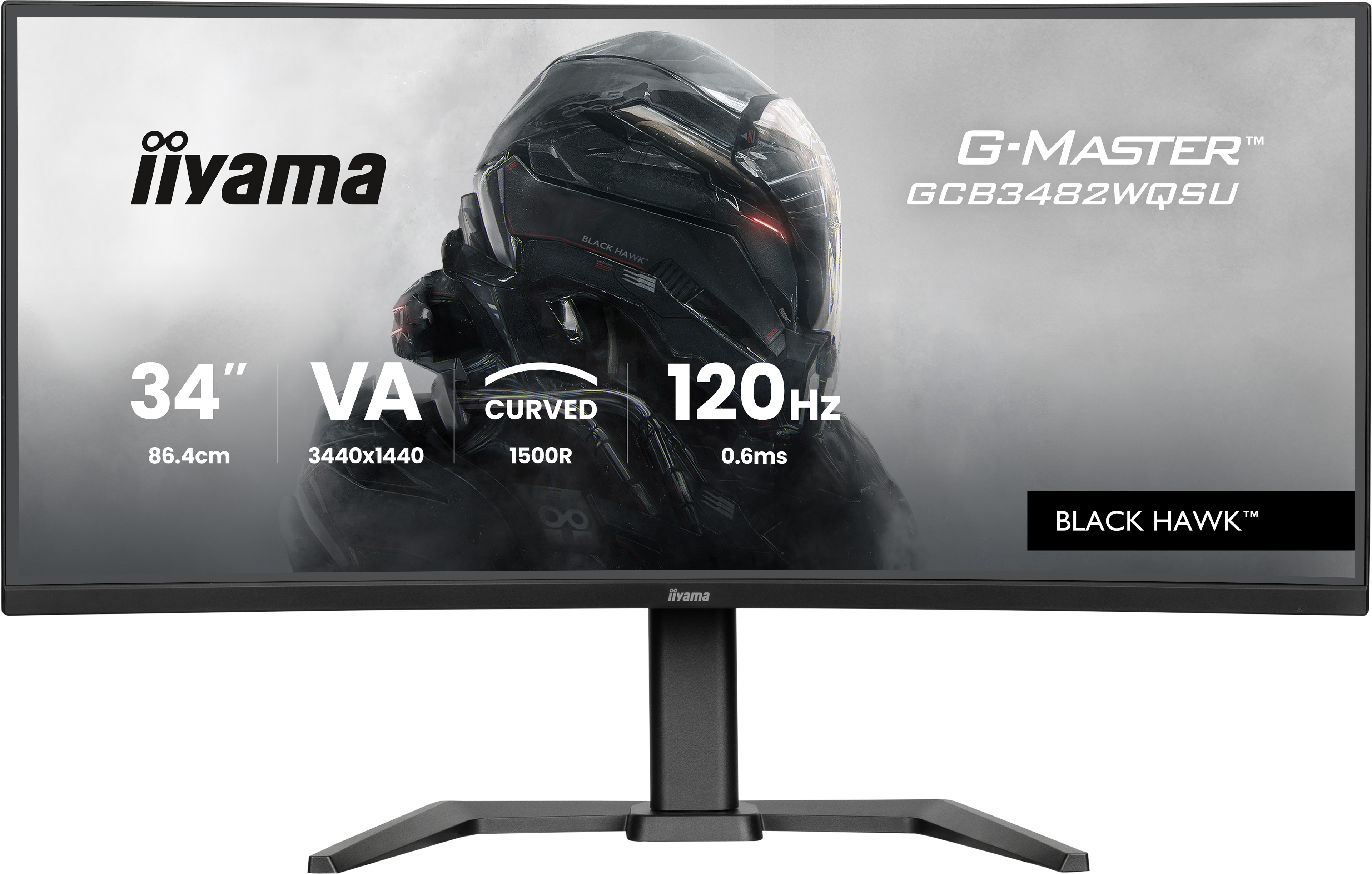 iiyama G-MASTER GCB3482WQSU-B1 | 34" WQHD Curved Gaming Monitor