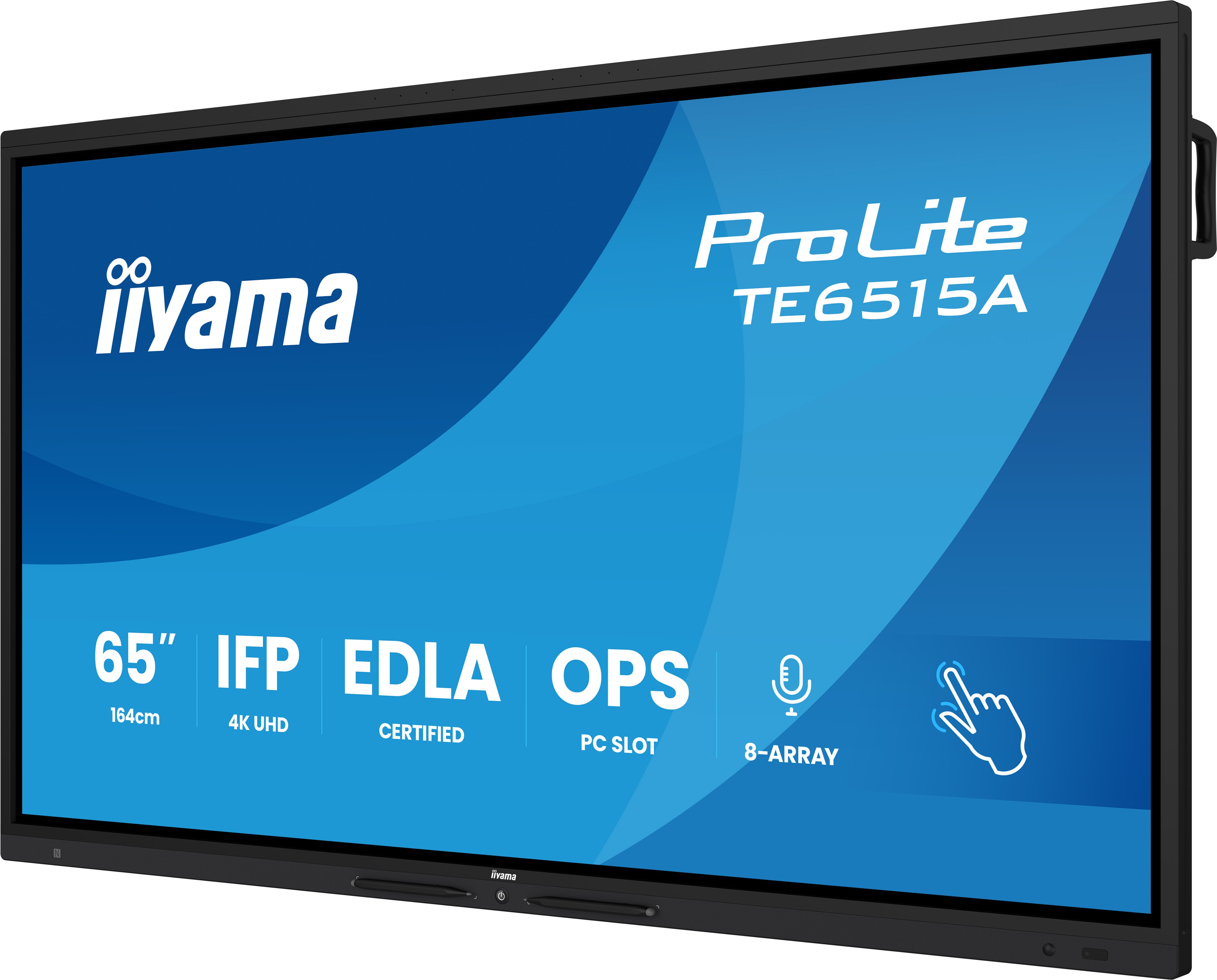 Iiyama ProLite TE6515A-B2AG 65" – Interaktives 4K Touch Display für moderne Meetings & Zusammenarbeit