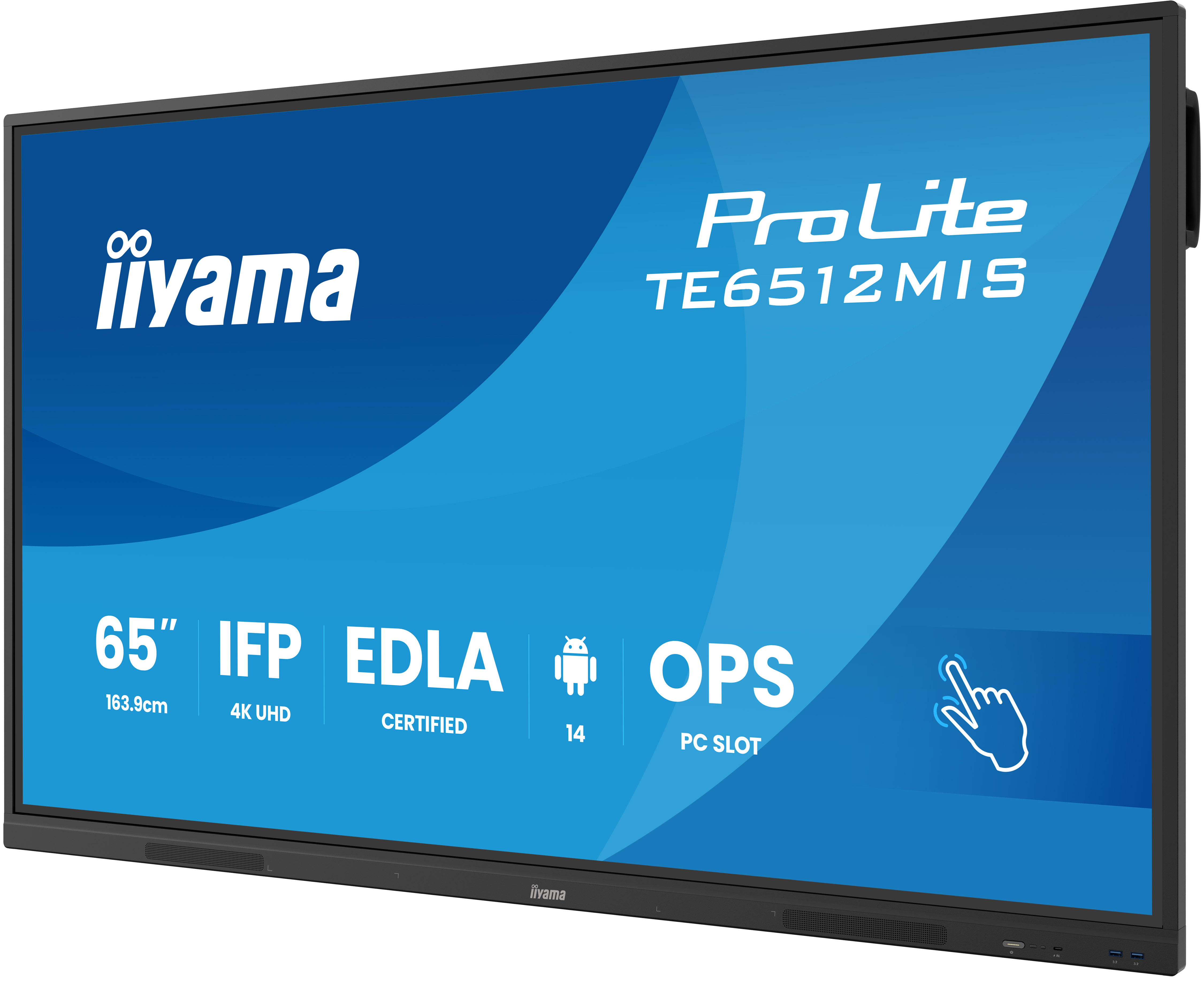 Iiyama ProLite TE6512MIS-B4AG | 65" 4K Touchdisplay mit Android 14 & interaktiver Whiteboard-Funktion Iiyama ProLite TE6512MIS-B4AG | 65" 4K Touchdisplay mit Android 14 & interaktiver Whiteboard-Funktion