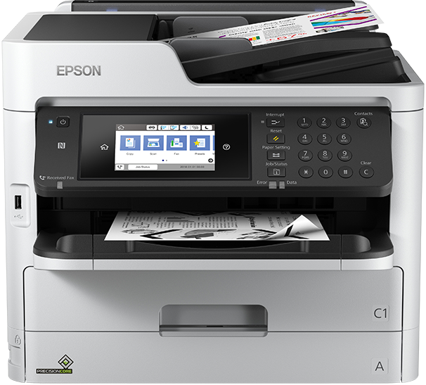 Epson Multifunktionsdrucker Tinte Mono WorkForce Pro M5799DWF