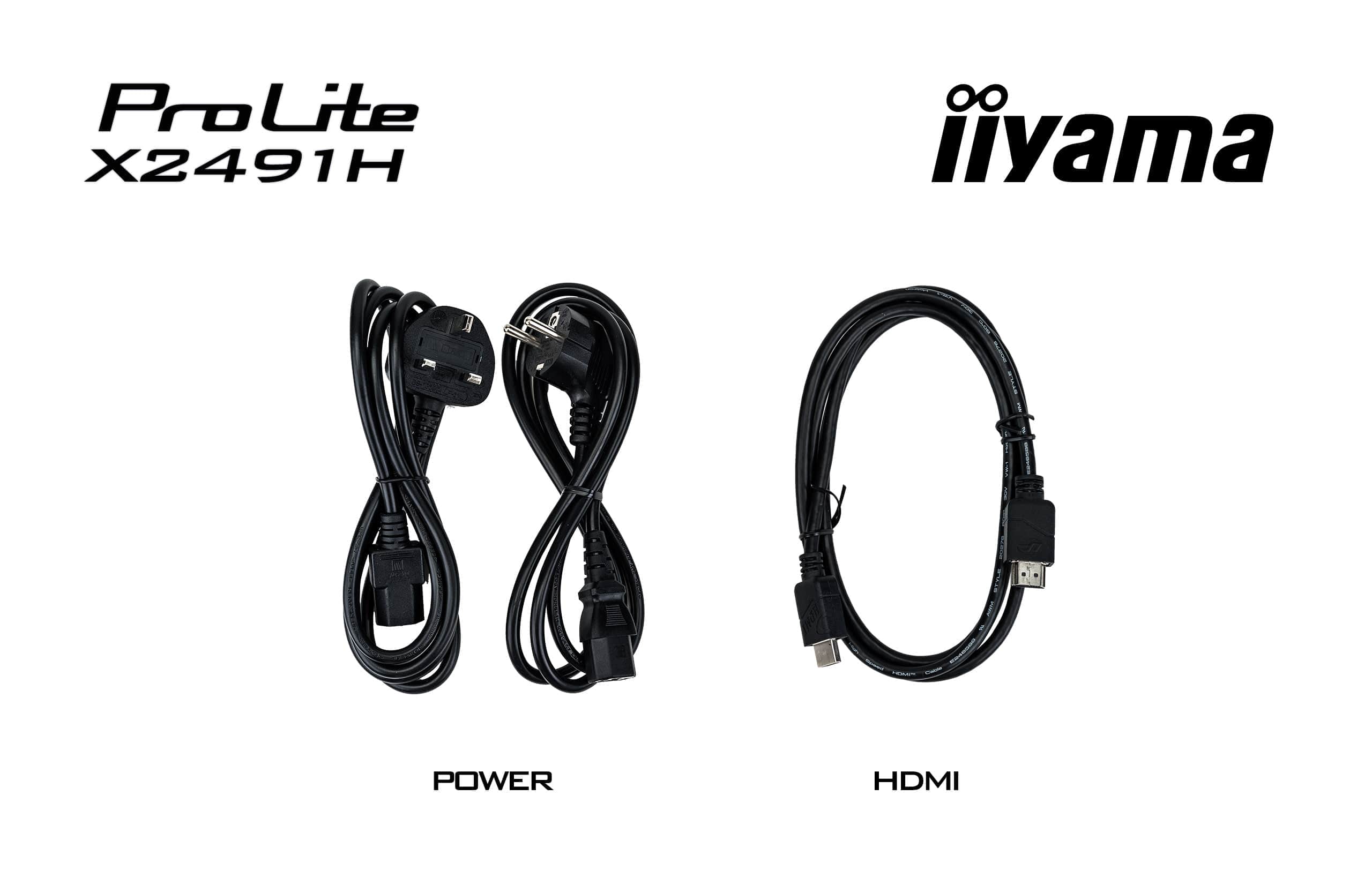 Iiyama ProLite X2491H-B1 | 24" Full HD IPS Monitor Full HD 1920x1080 120Hz 1ms HDMI DisplayPort