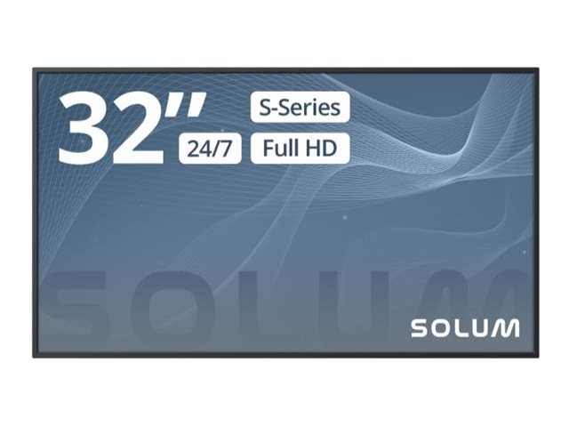Solum S32A | 32" Full HD Digital Signage Display, 24/7 Profi-Betrieb