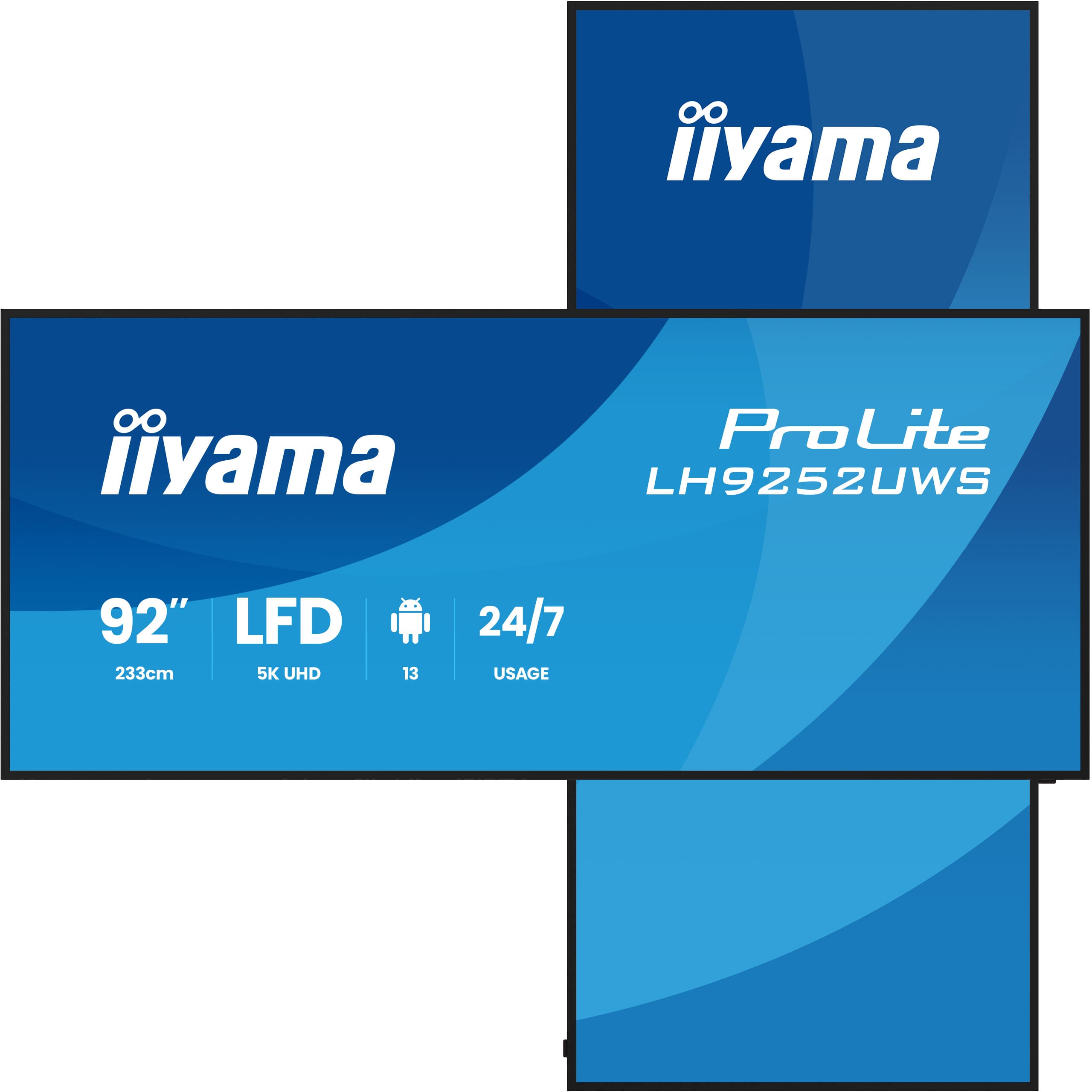 Iiyama ProLite LH9252UWS-B1AG | 92" | 5K | Indoor Display