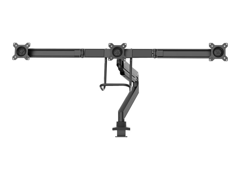 Neomounts NM-D775DX3BLACK Monitorarm 17-27" - Gasfeder - Topfix - 180°-Stopp