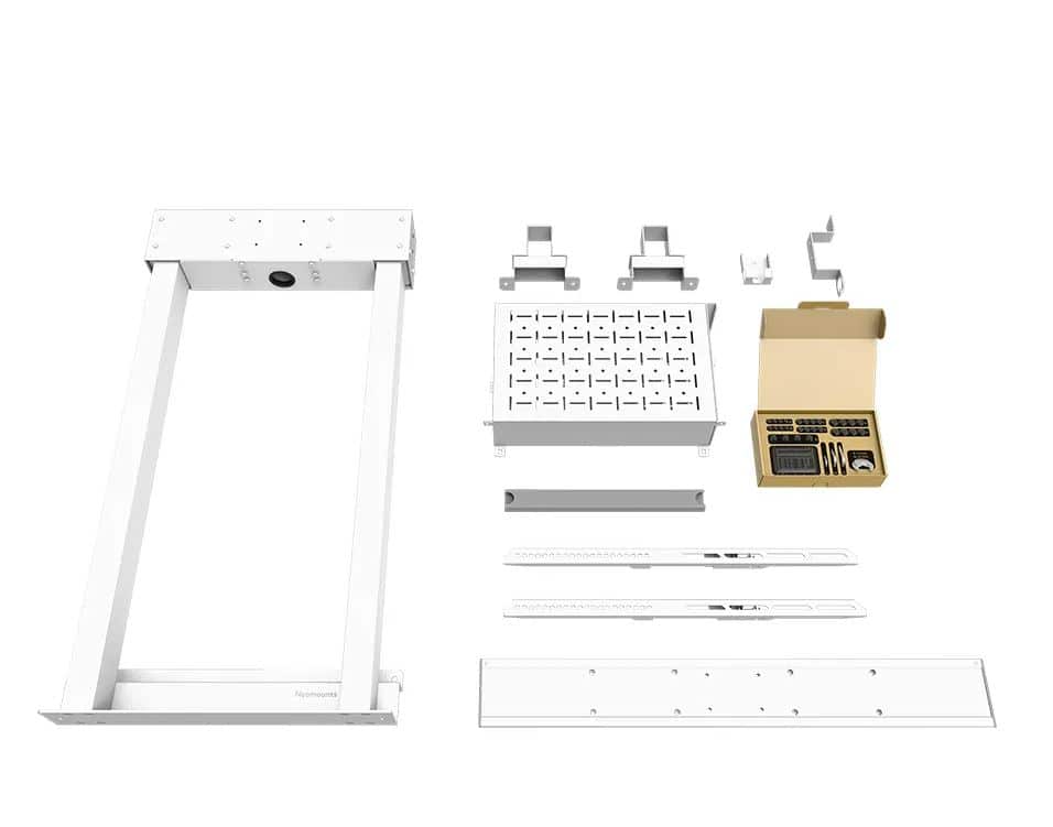 Neomounts WL55-875WH1 | 55" - 110" | motorisierte Wandhalterung | weiß