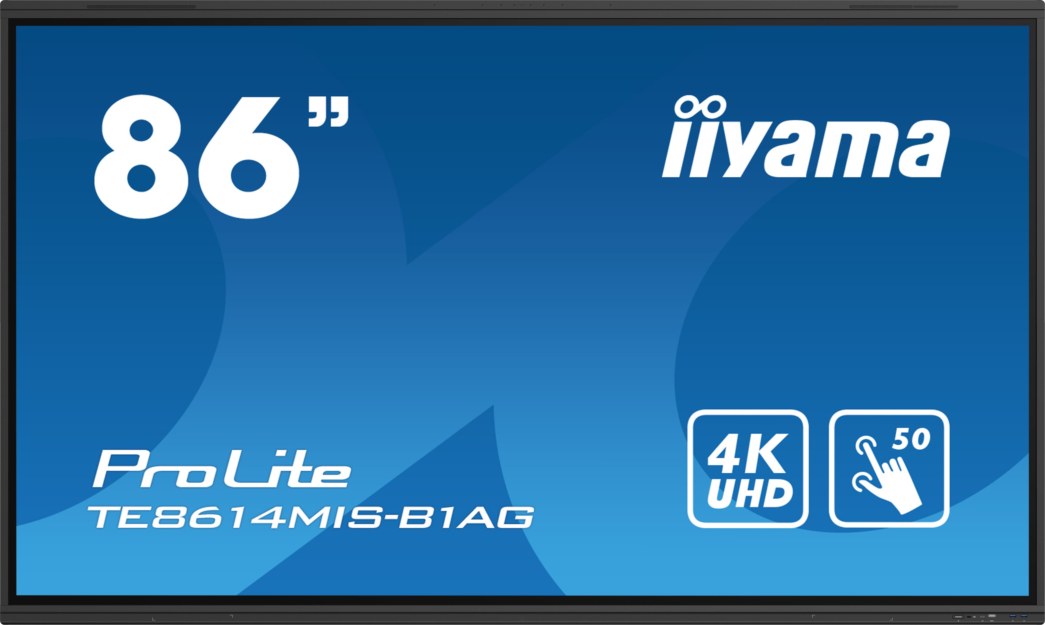 Iiyama ProLite TE8614MIS-B1AG | 86" (᠎᠎217.4﻿ cm) | interaktives Großformat-Touch-Display mit 4K | hybriden Android