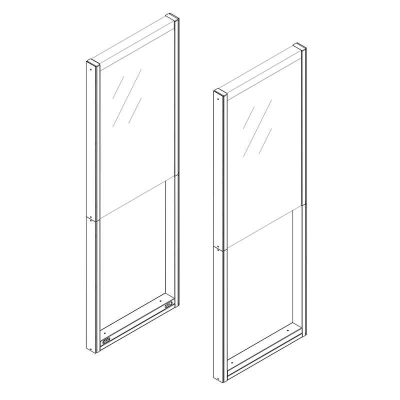 Hagor 1917 | Bodenmontagesystem speziell für Samsung OM46N-D