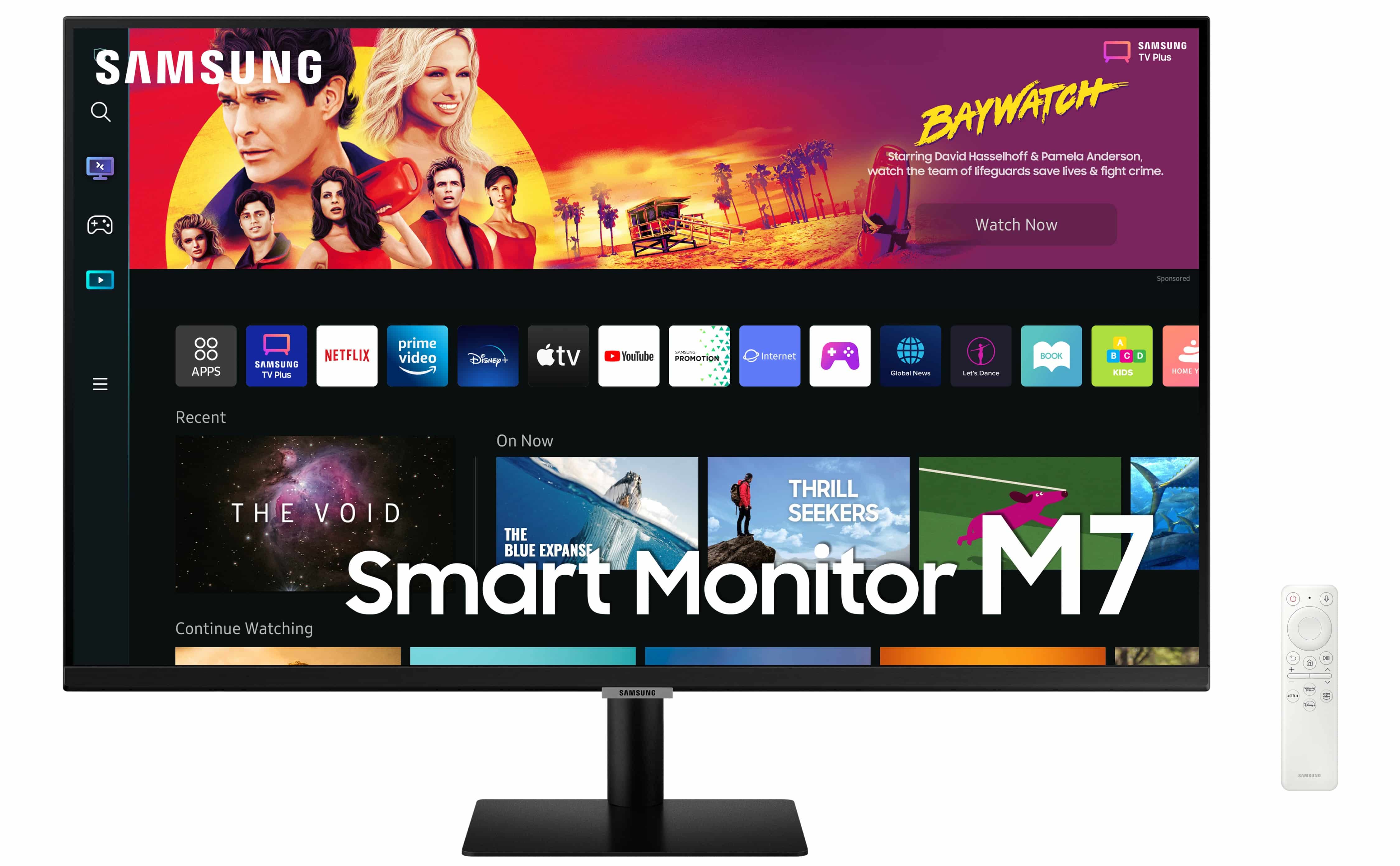 Samsung Smart Monitor | 32"(81,28cm) | UHD | USB-C | HDR | Lautsprecher | LS32BM700UPXEN