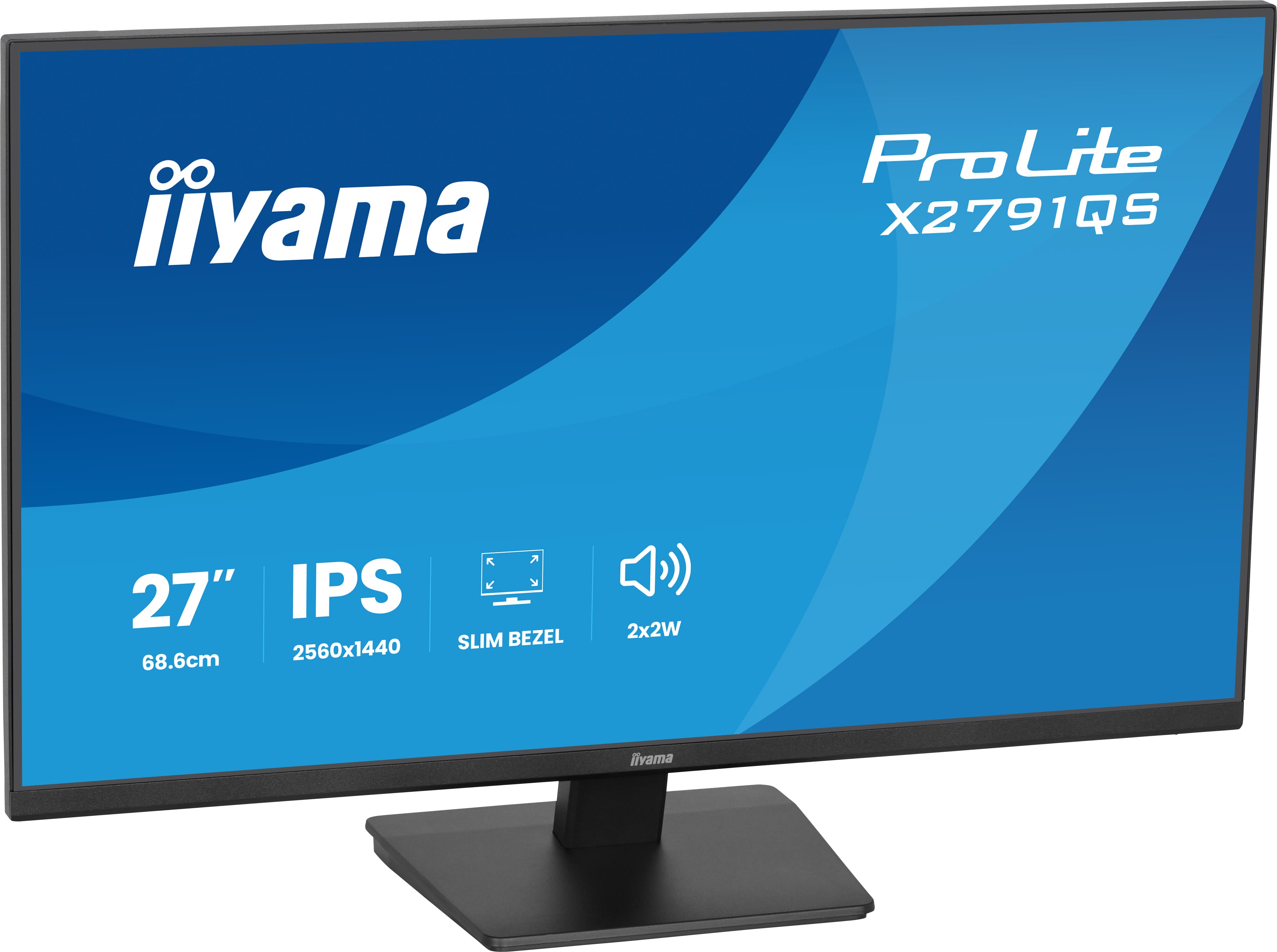 Iiyama ProLite X2791QS-B1 | 27" QHD IPS Monitor Slim Design für Office & Multitasking