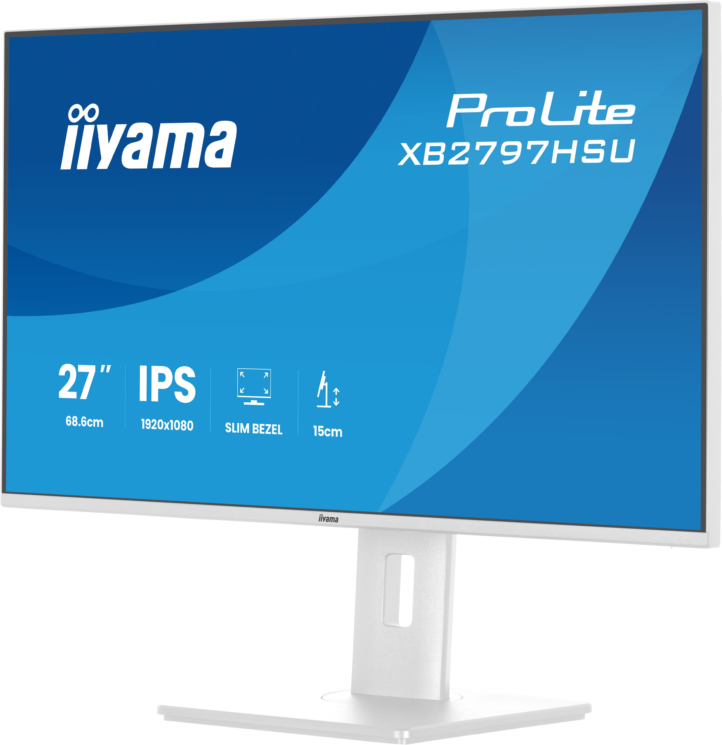 Iiyama ProLite XB2797HSU-W1 | 27" IPS Monitor 120Hz für Büro & Homeoffice